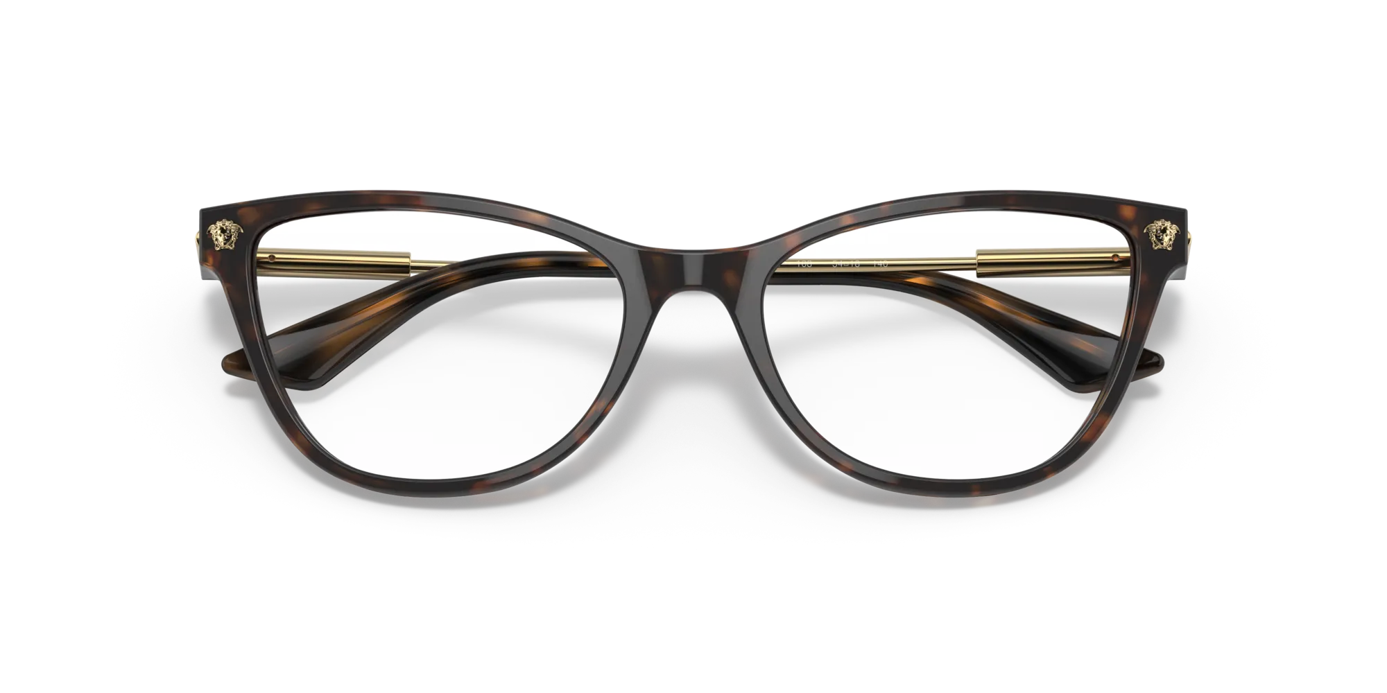 Versace VE3309 108 Montature da vista Acetato Tartaruga Cat Eye Normale - immagine 2