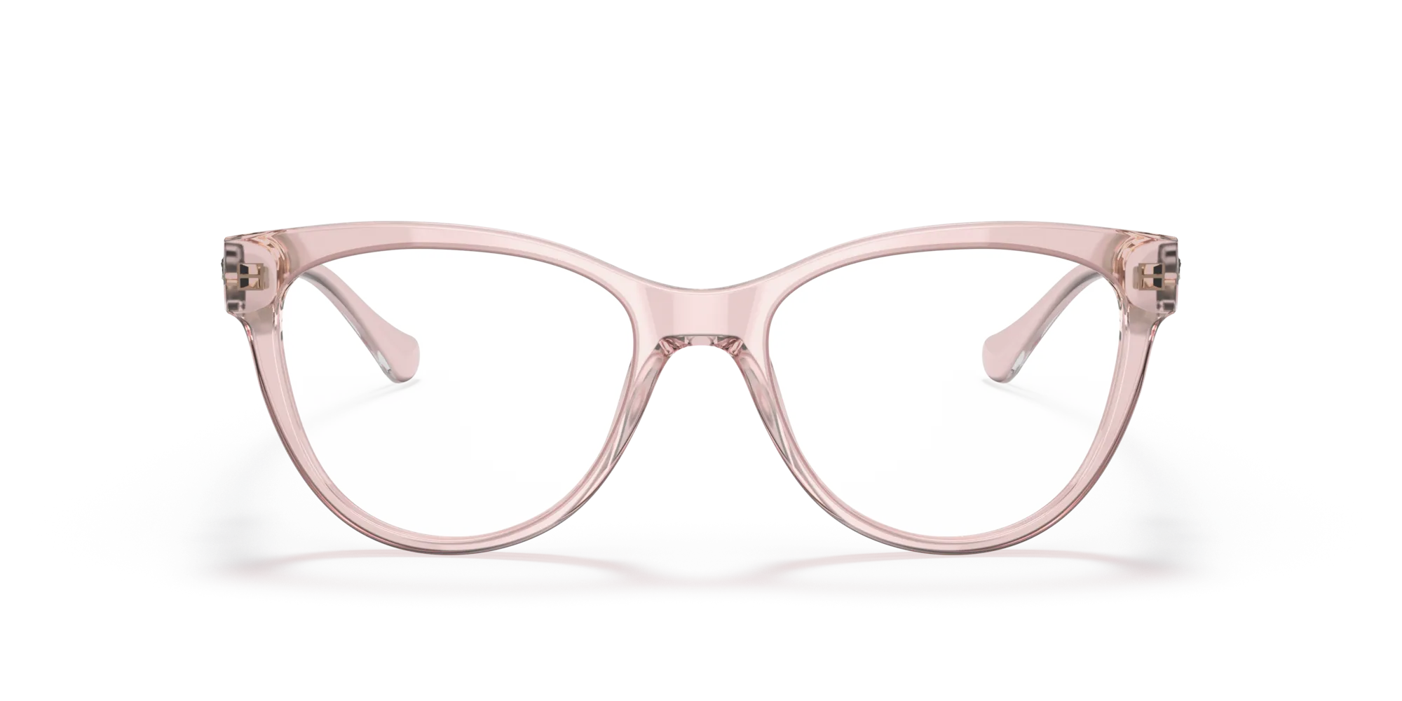 Versace VE3304 5339 Montature da vista Acetato Rosa Trasparente Cat Eye Normale - immagine 3