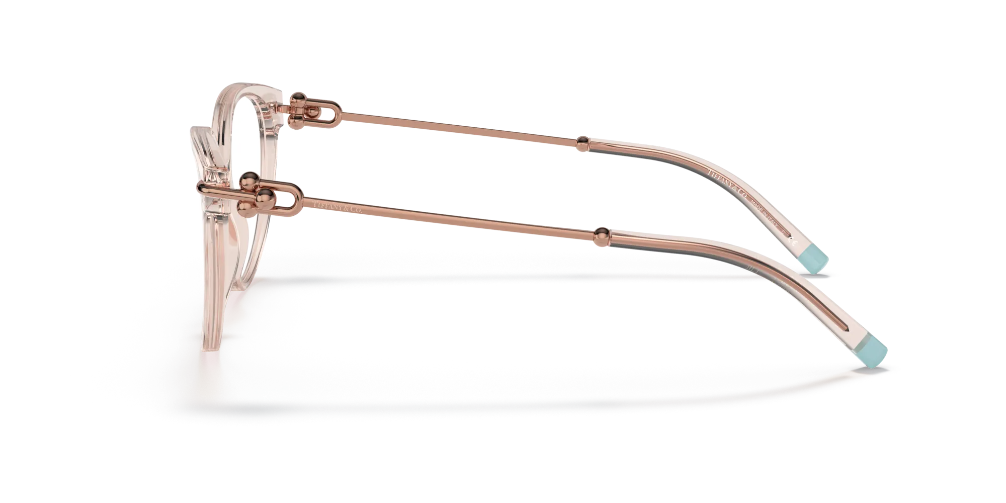 Tiffany TF2217 8278 Montature da vista Acetato Rosa Trasparente Cat Eye Normale - immagine 4