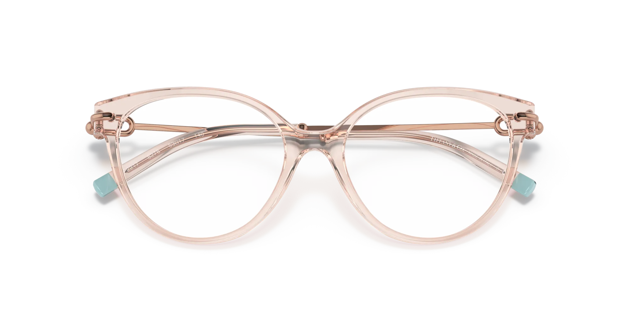 Tiffany TF2217 8278 Montature da vista Acetato Rosa Cat Eye Normale - immagine 2