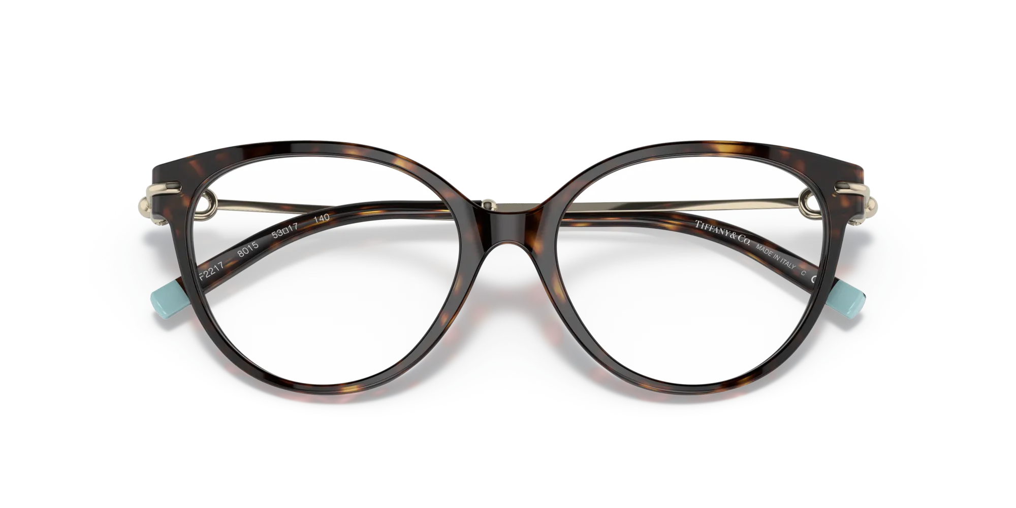 Tiffany TF2217 8015 Montature da vista Acetato Tartaruga Cat Eye Normale - immagine 2
