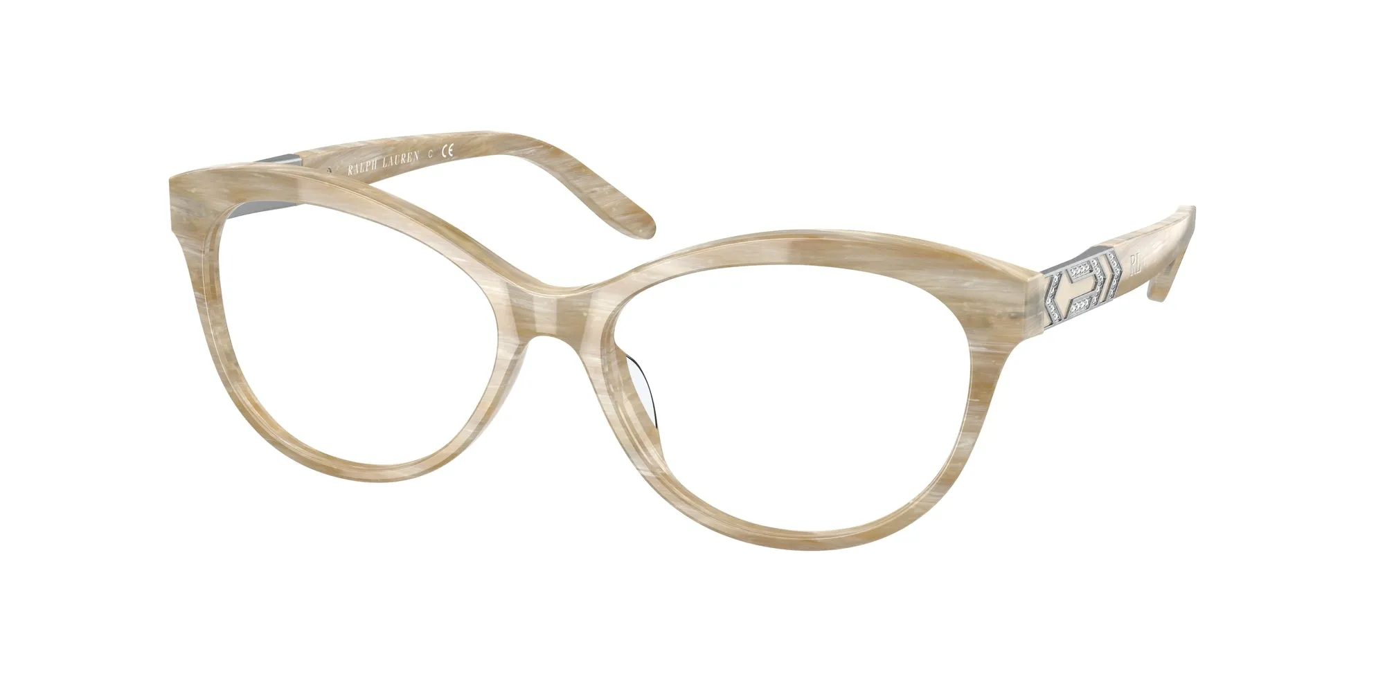 Ralph Lauren RL6216U 5994 Montature da vista Acetato Beige Cat Eye Normale - immagine 1