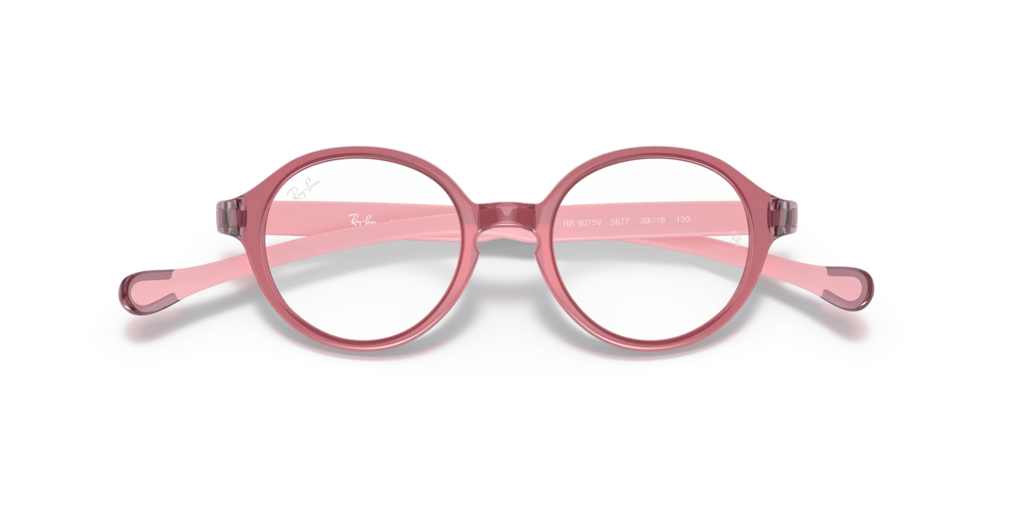 Ray - Ban RY9075V 3877 Montature da vista bambino Plastica Porpora/Rosso Pantos - immagine 2
