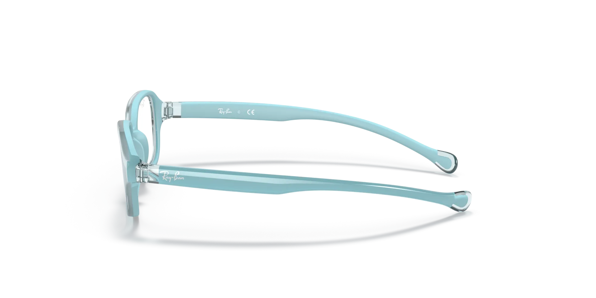 Ray - Ban RY9074V 3879 Montature da vista Acetato Azzurro Squadrata - immagine 4