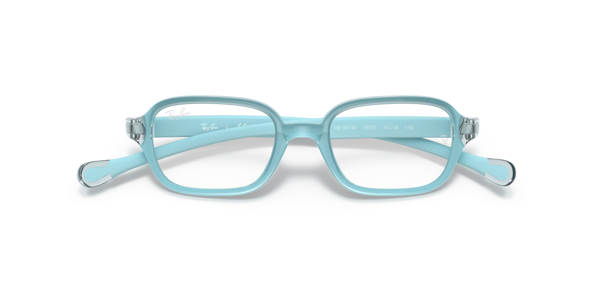 Ray - Ban RY9074V 3879 Montature da vista Acetato Azzurro Squadrata - immagine 2