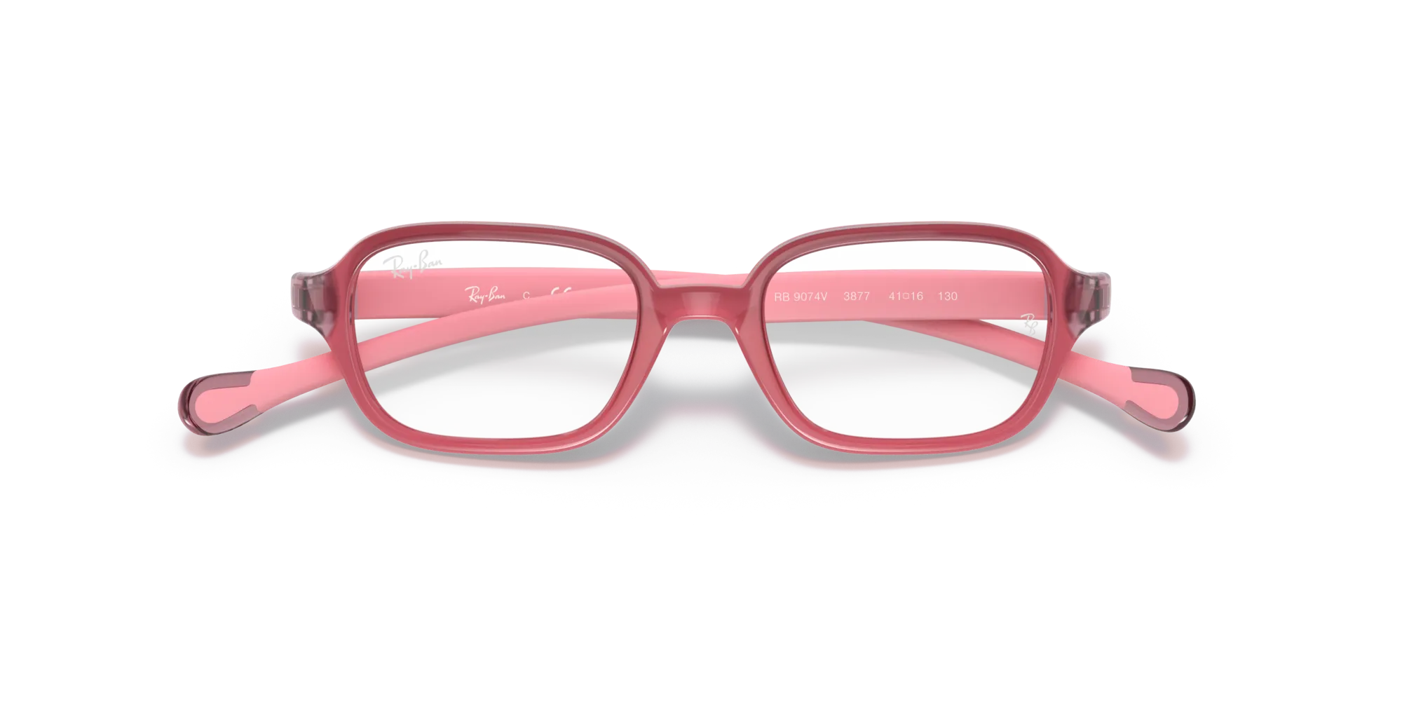 Ray - Ban RY9074V 3877 Montature da vista Acetato Rosso Squadrata - immagine 2