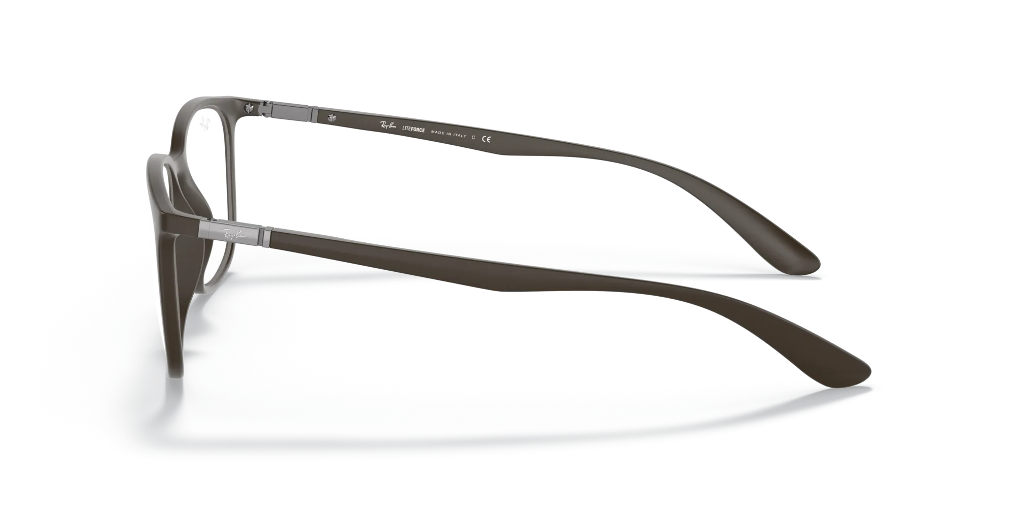 Ray - Ban RX7199 8063 Montature da vista Peek Marrone Trasparente Squadrata Normale - immagine 4