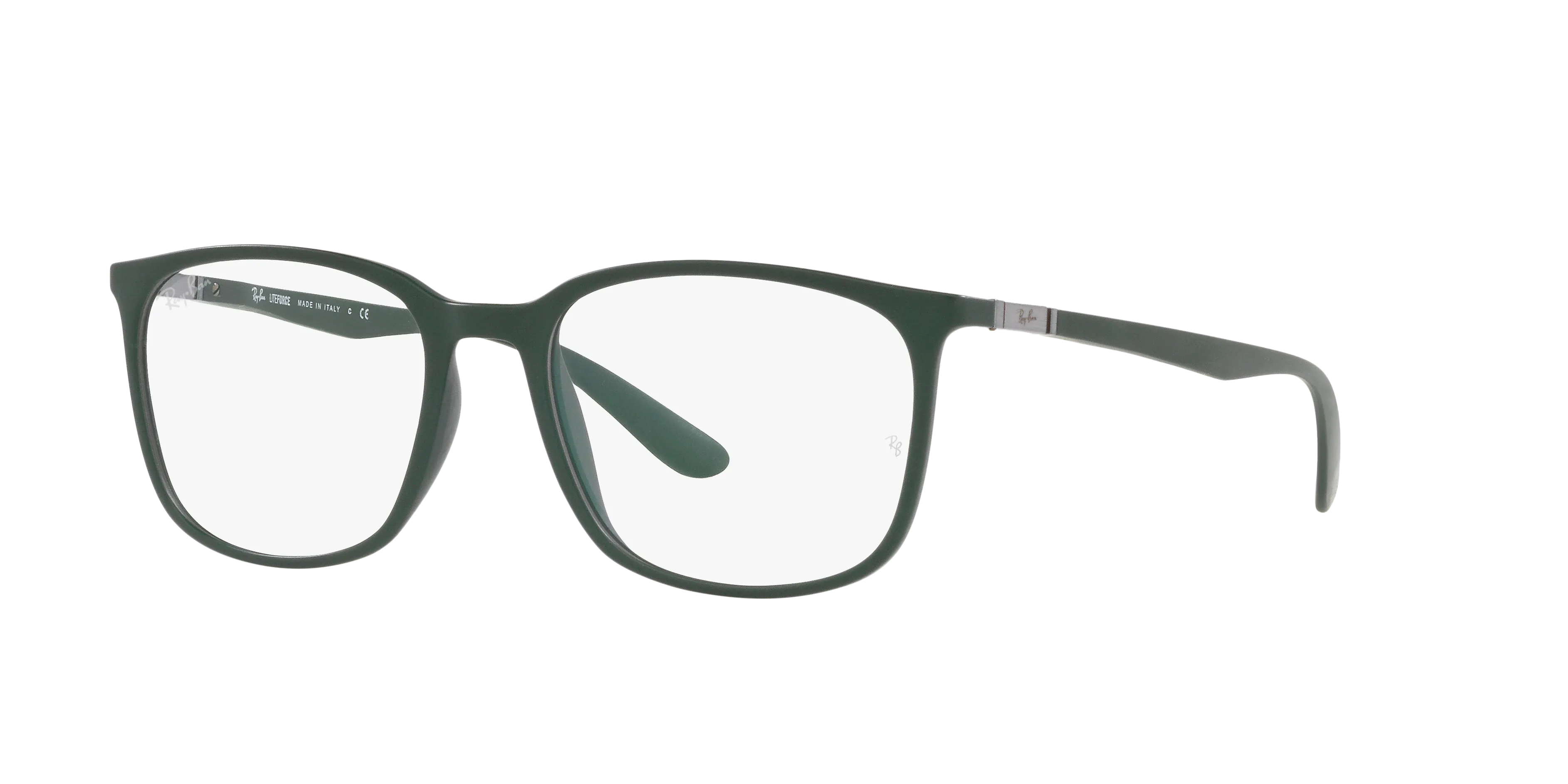 Ray - Ban RX7199 8062 Montature da vista Peek Verde Trasparente Squadrata Normale - immagine 1