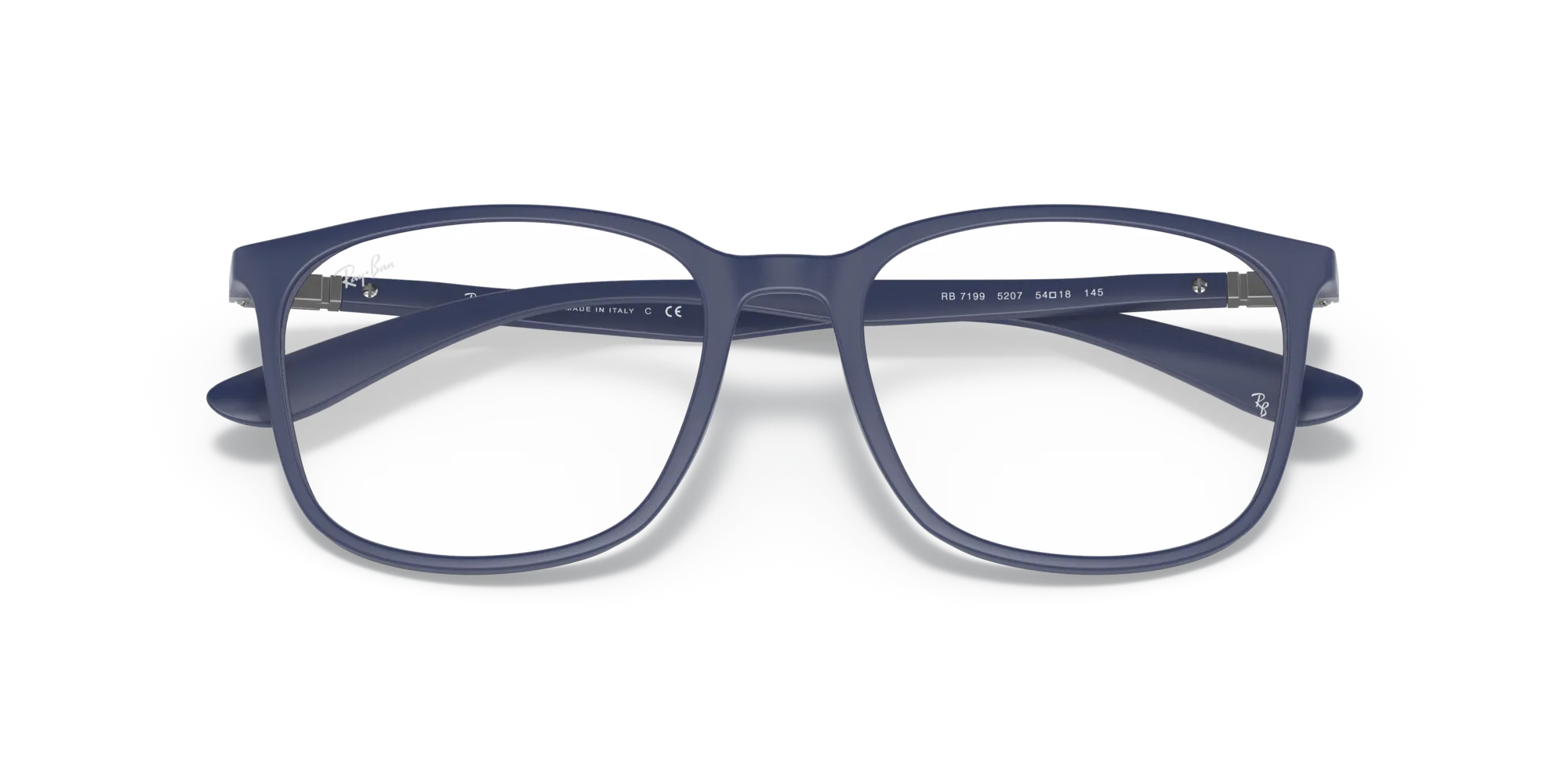 Ray - Ban RX7199 5207 Montature da vista Peek Blu Trasparente Squadrata Normale - immagine 2