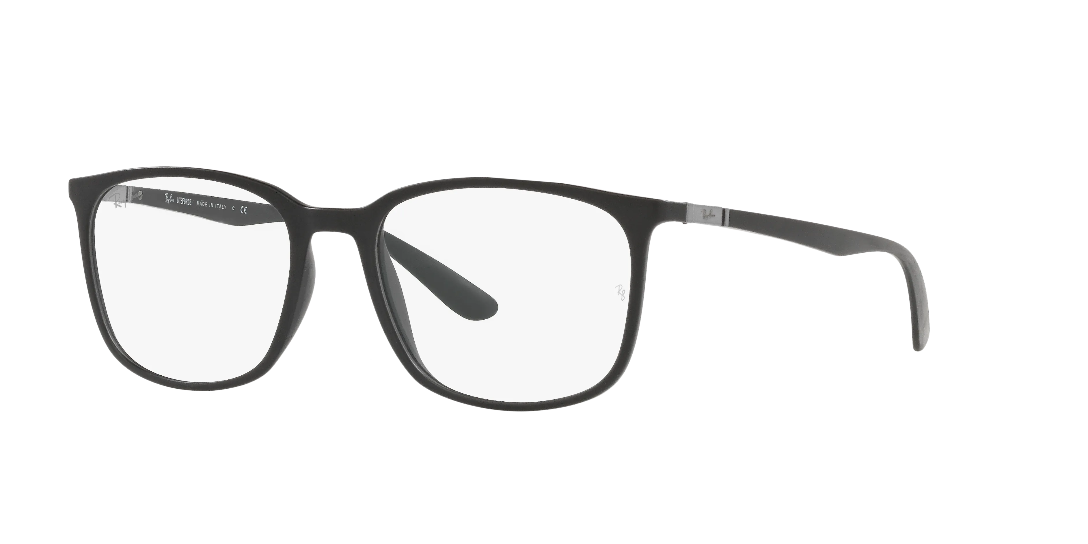 Ray - Ban RX7199 5204 Montature da vista Peek Nero Trasparente Squadrata Normale - immagine 1