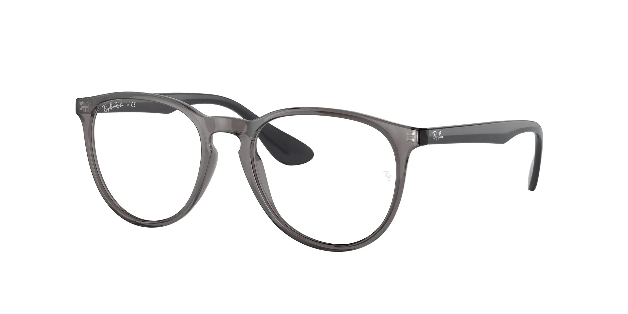 Ray - Ban RX7046 ERIKA 8140 Montature da vista Iniettato Grigio Trasparente Rotonda Normale - immagine 1