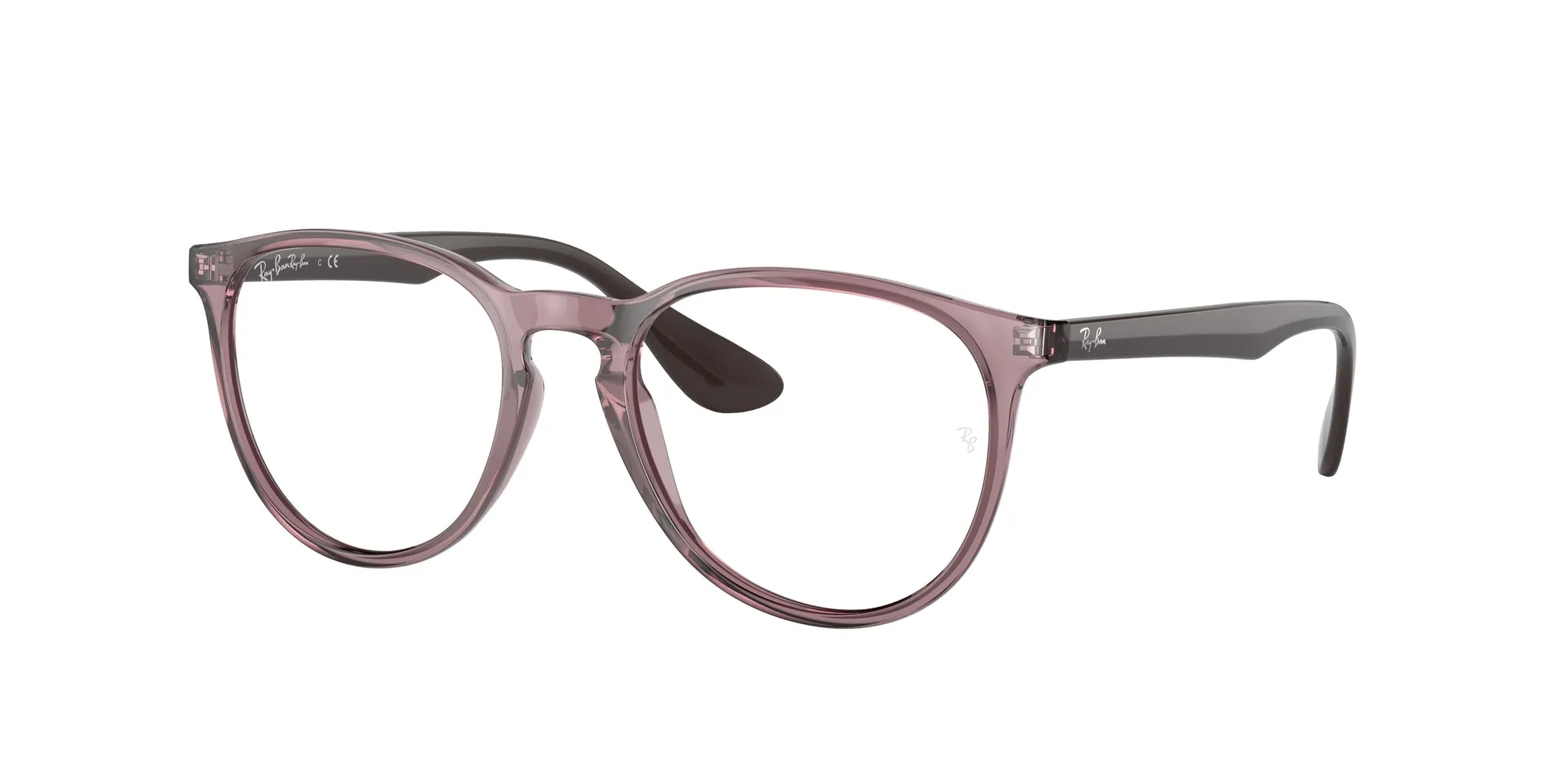 Ray - Ban RX7046 ERIKA 8139 Montature da vista Iniettato Viola Trasparente Rotonda Normale - immagine 1
