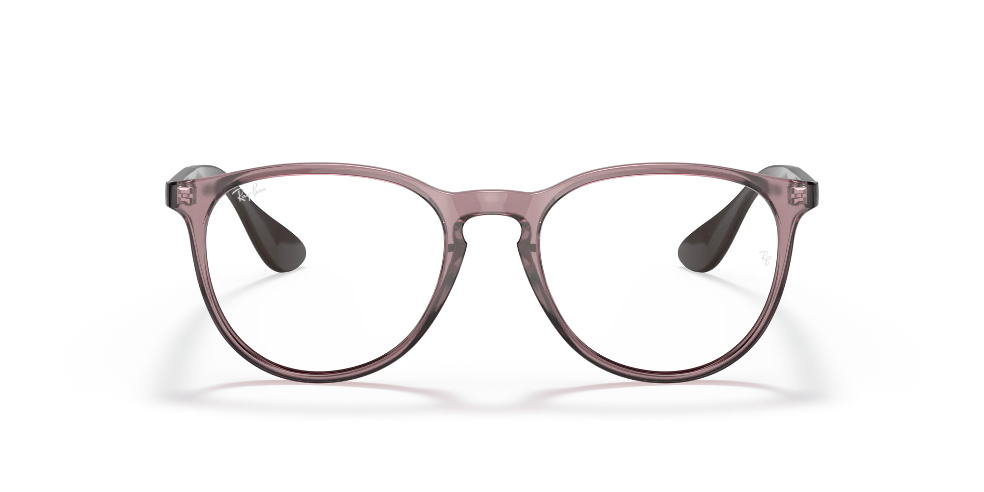 Ray - Ban RX7046 ERIKA 8139 Montature da vista Iniettato Viola Trasparente Rotonda Normale - immagine 3