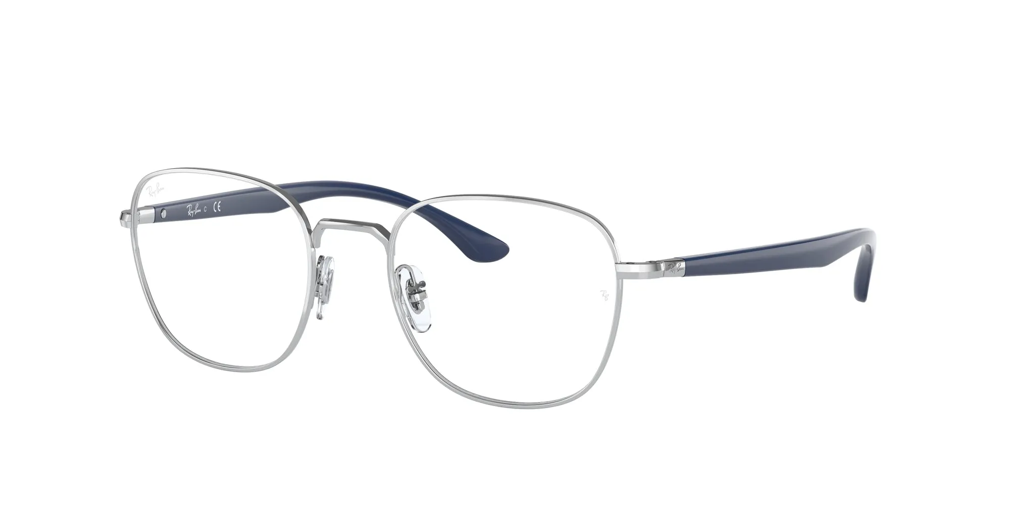 Ray - Ban RX6477 2501 Montature da vista Metallo Argento Squadrata - immagine 1