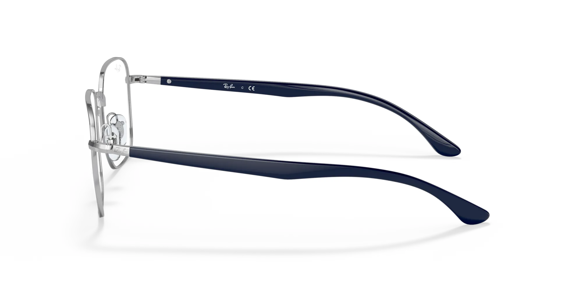 Ray - Ban RX6469 2501 Montature da vista Metallo Argento Squadrata - immagine 4