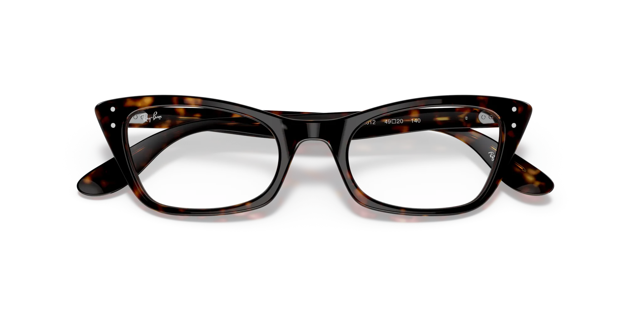 Ray - Ban RX5499 LADY BURBANK 2012 Montature da vista Acetato Tartaruga Trasparente Cat Eye Normale - immagine 2