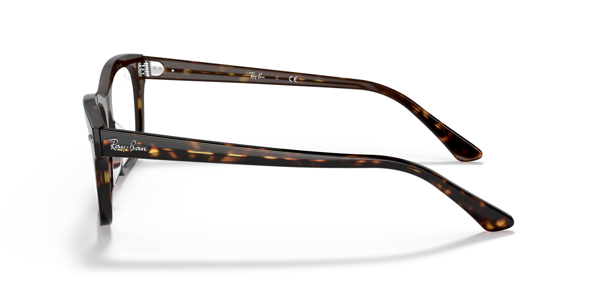 Ray - Ban RX5383 MR BURBANK 2012 Montature da vista Acetato Tartaruga Trasparente Squadrata Normale - immagine 4