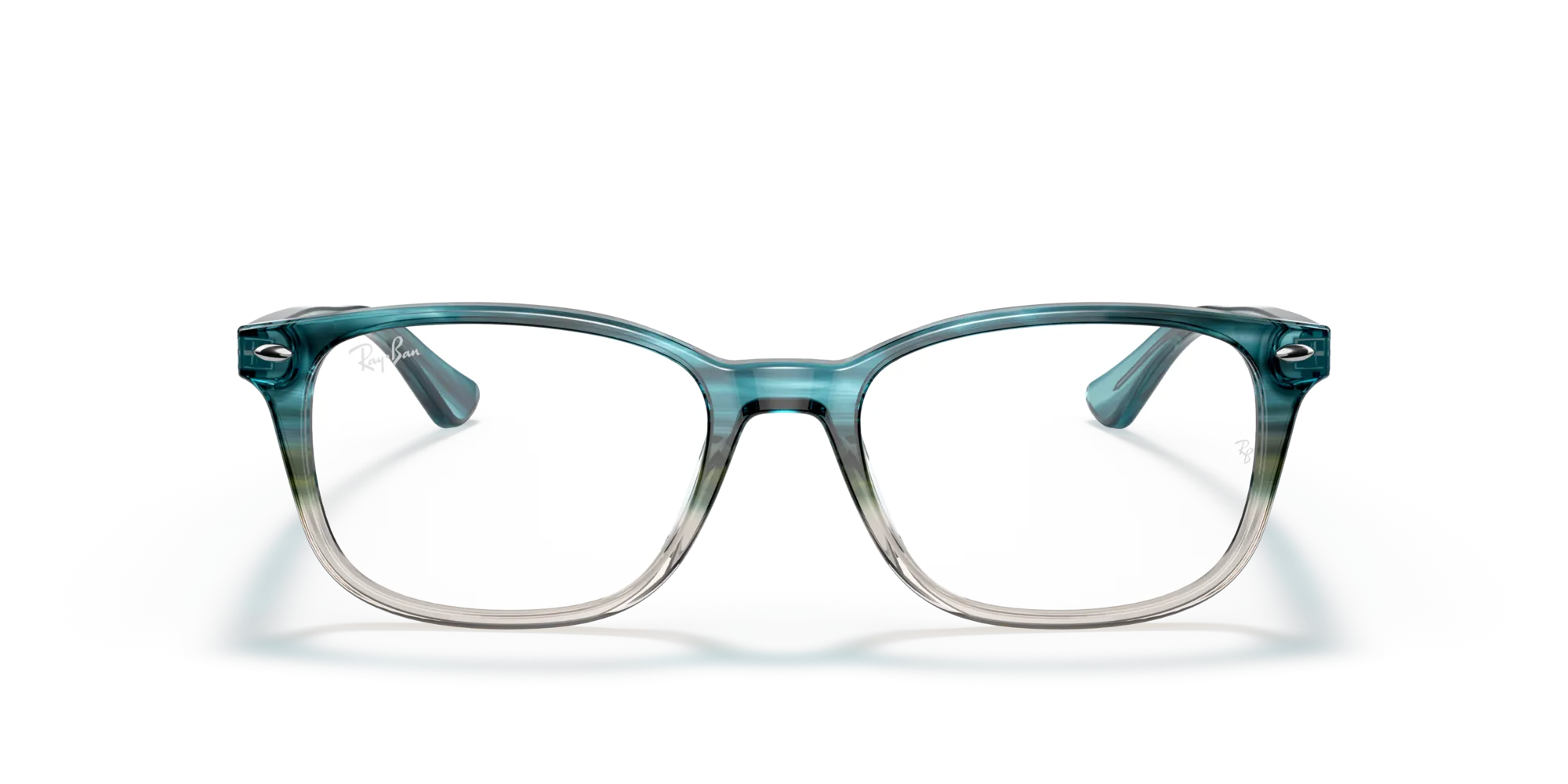 Ray - Ban RX5375 8146 Montature da vista Acetato Tartaruga Trasparente Squadrata Normale - immagine 3