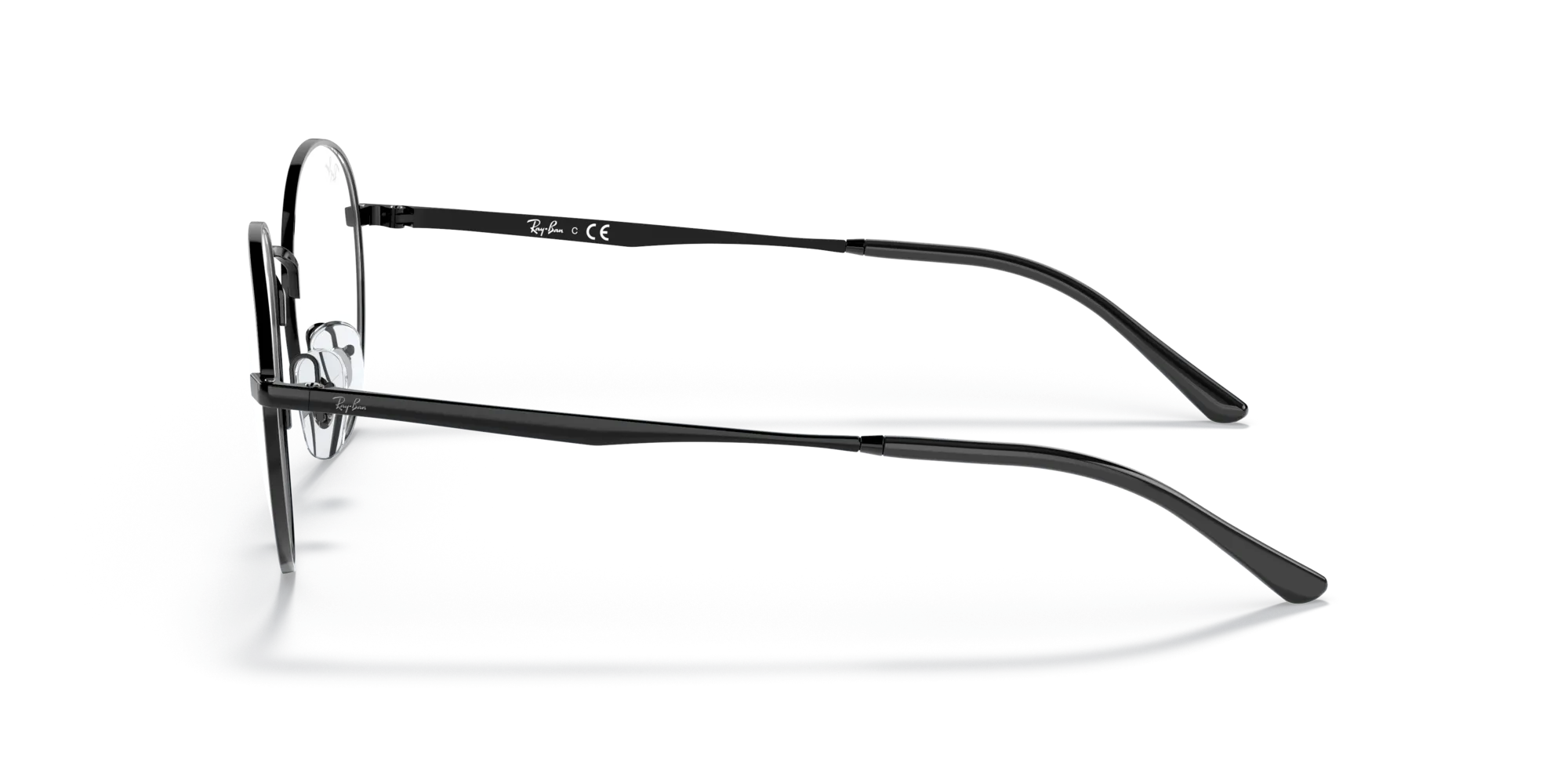 Ray - Ban RX3681V 2509 Montature da vista Metallo Nero Trasparente Pantos Normale - immagine 4