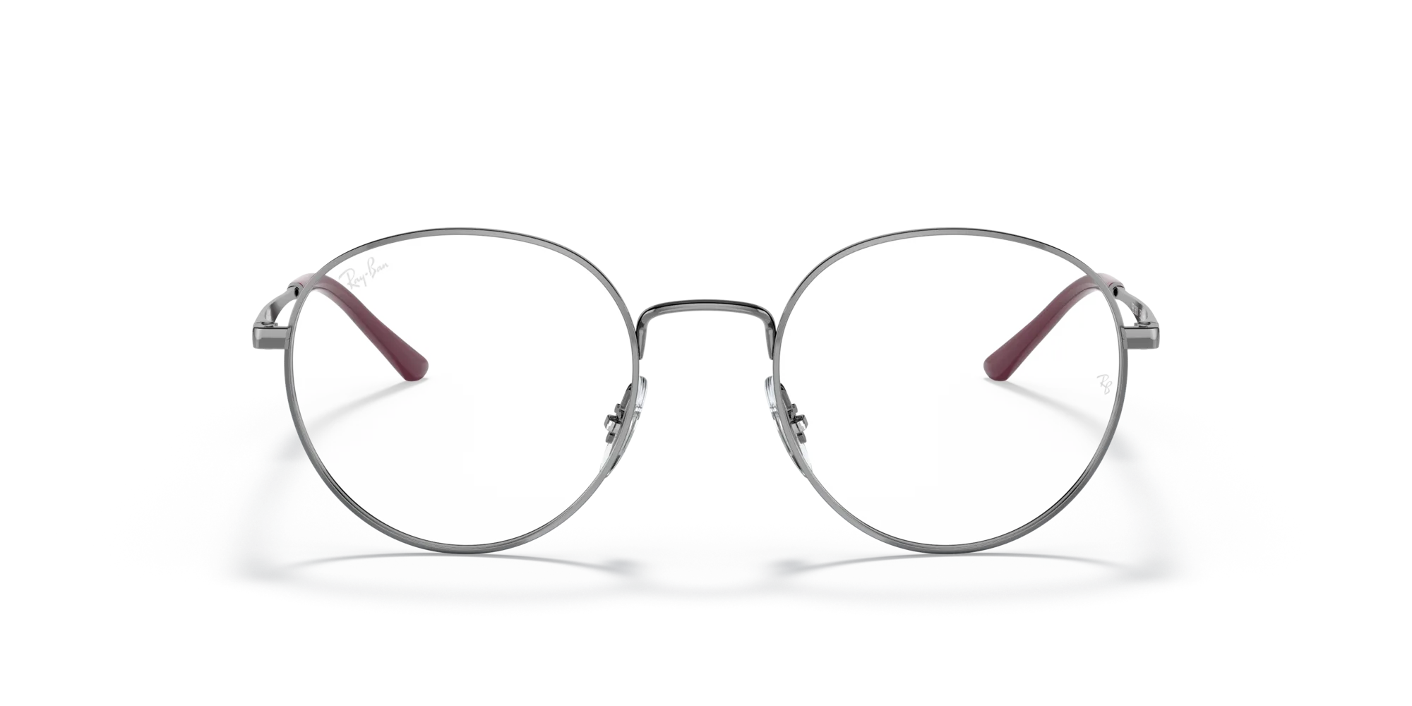 Ray - Ban RX3681V 2502 Montature da vista Metallo Grigio Trasparente Pantos Normale - immagine 3