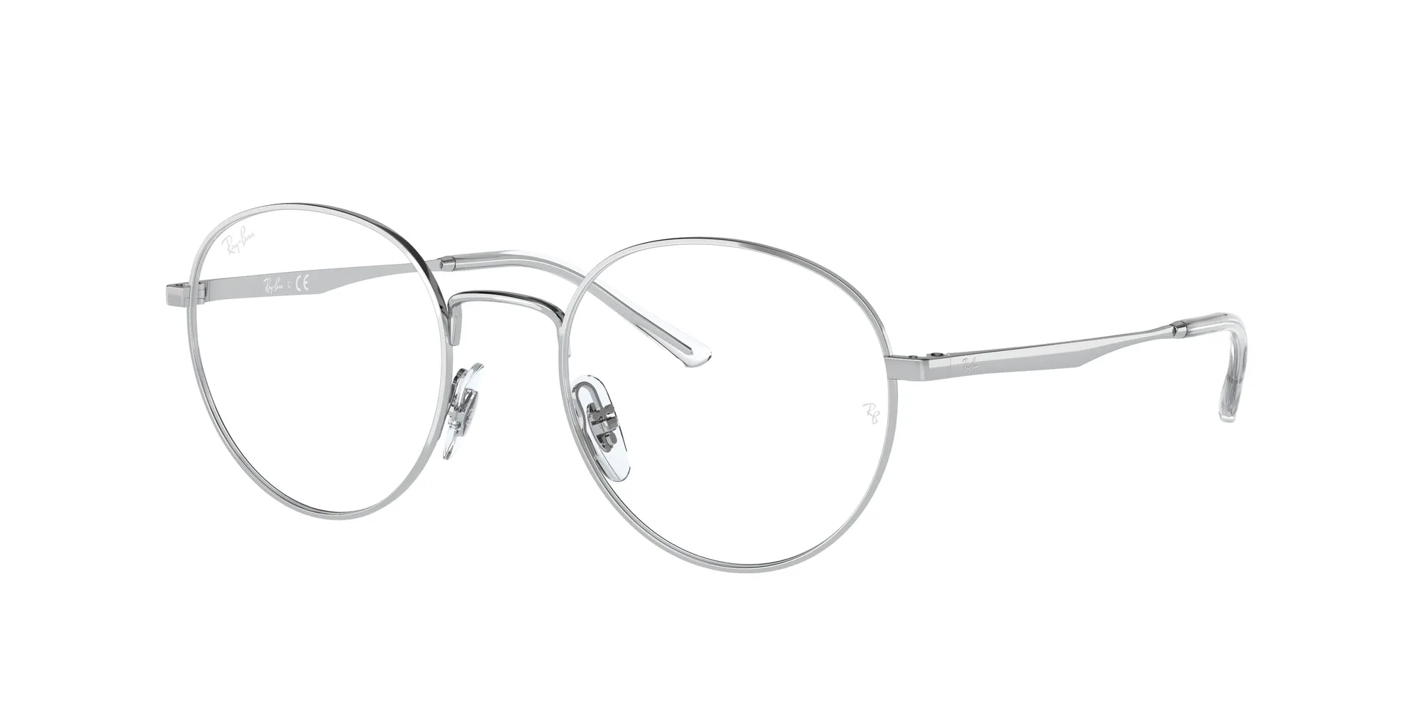 Ray - Ban RX3681V 2501 Montature da vista Metallo Argento Trasparente Pantos Normale - immagine 1