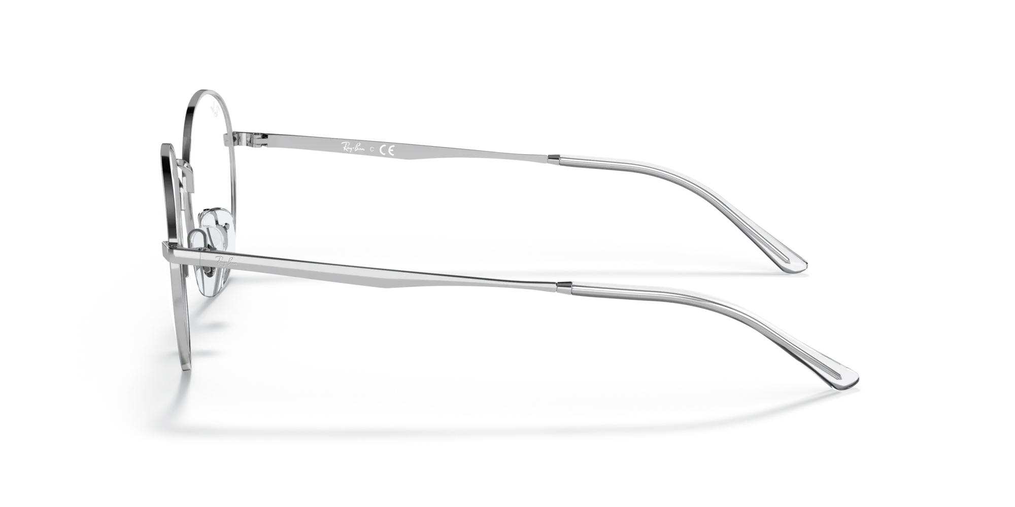 Ray - Ban RX3681V 2501 Montature da vista Metallo Argento Trasparente Pantos Normale - immagine 4