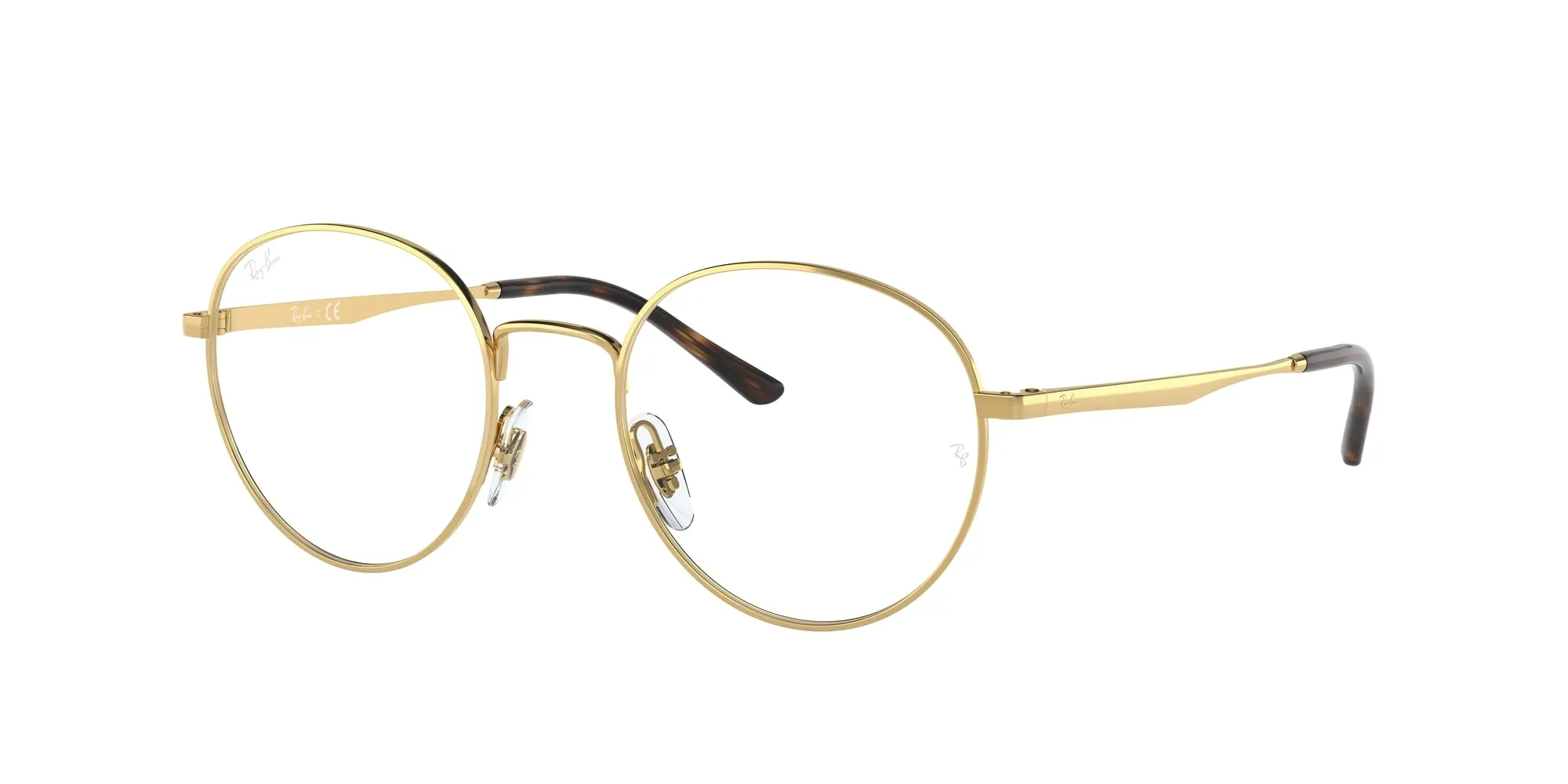 Ray - Ban RX3681V 2500 Montature da vista Metallo Oro Trasparente Pantos Normale - immagine 1