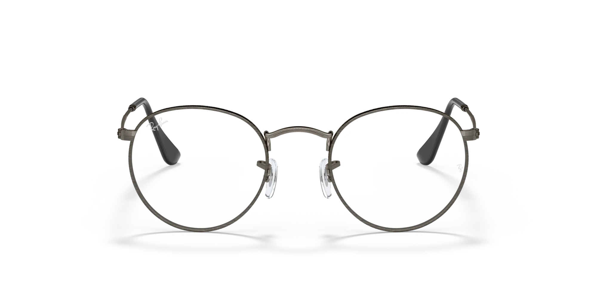 Ray - Ban RX3447V ROUND METAL 3118 Montature da vista Metallo Grigio Trasparente Rotonda Normale - immagine 3