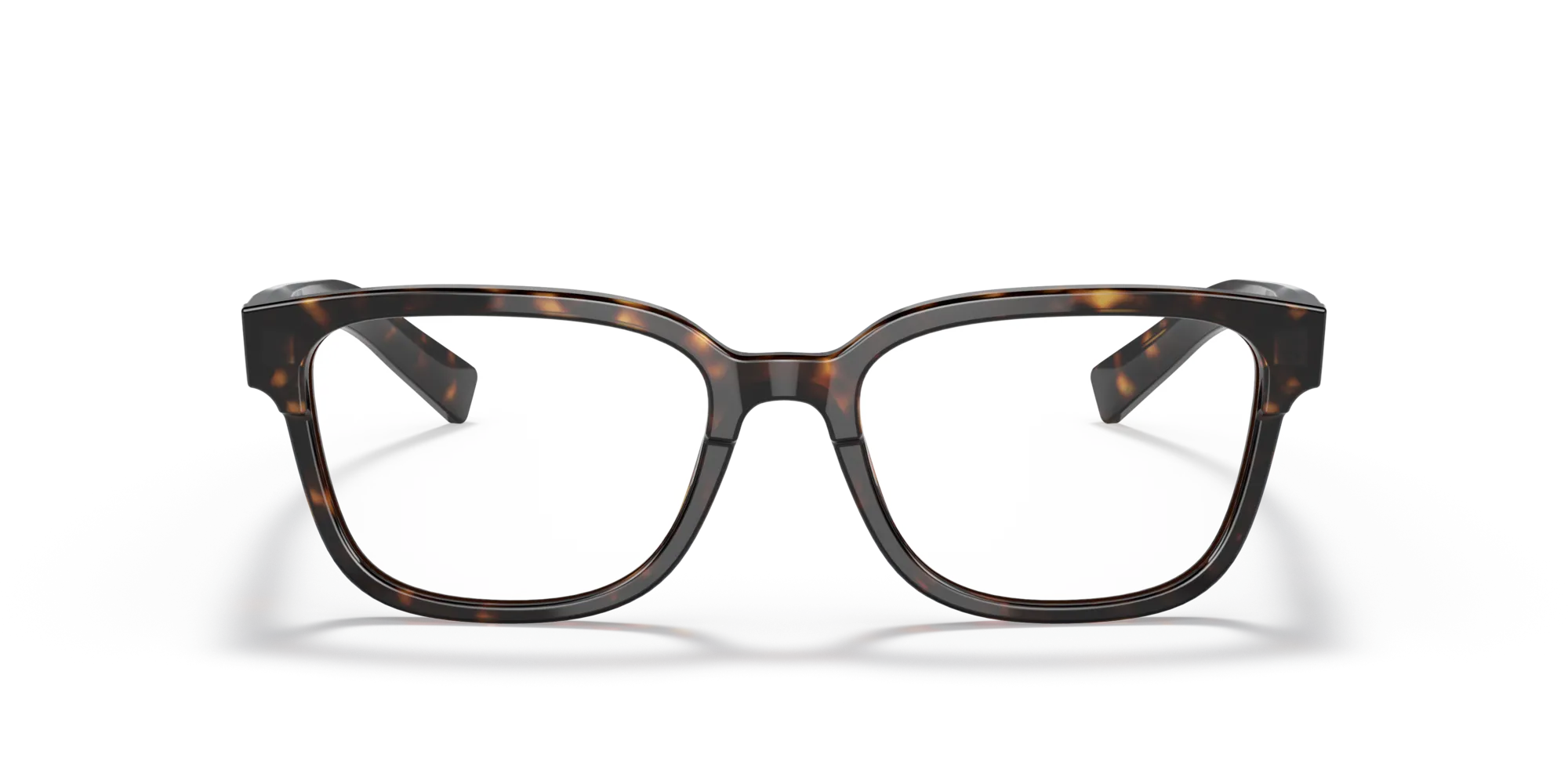 Prada PR 04YV 2AU1O1 Montature da vista Acetato Tartaruga Trasparente Squadrata Normale - immagine 3