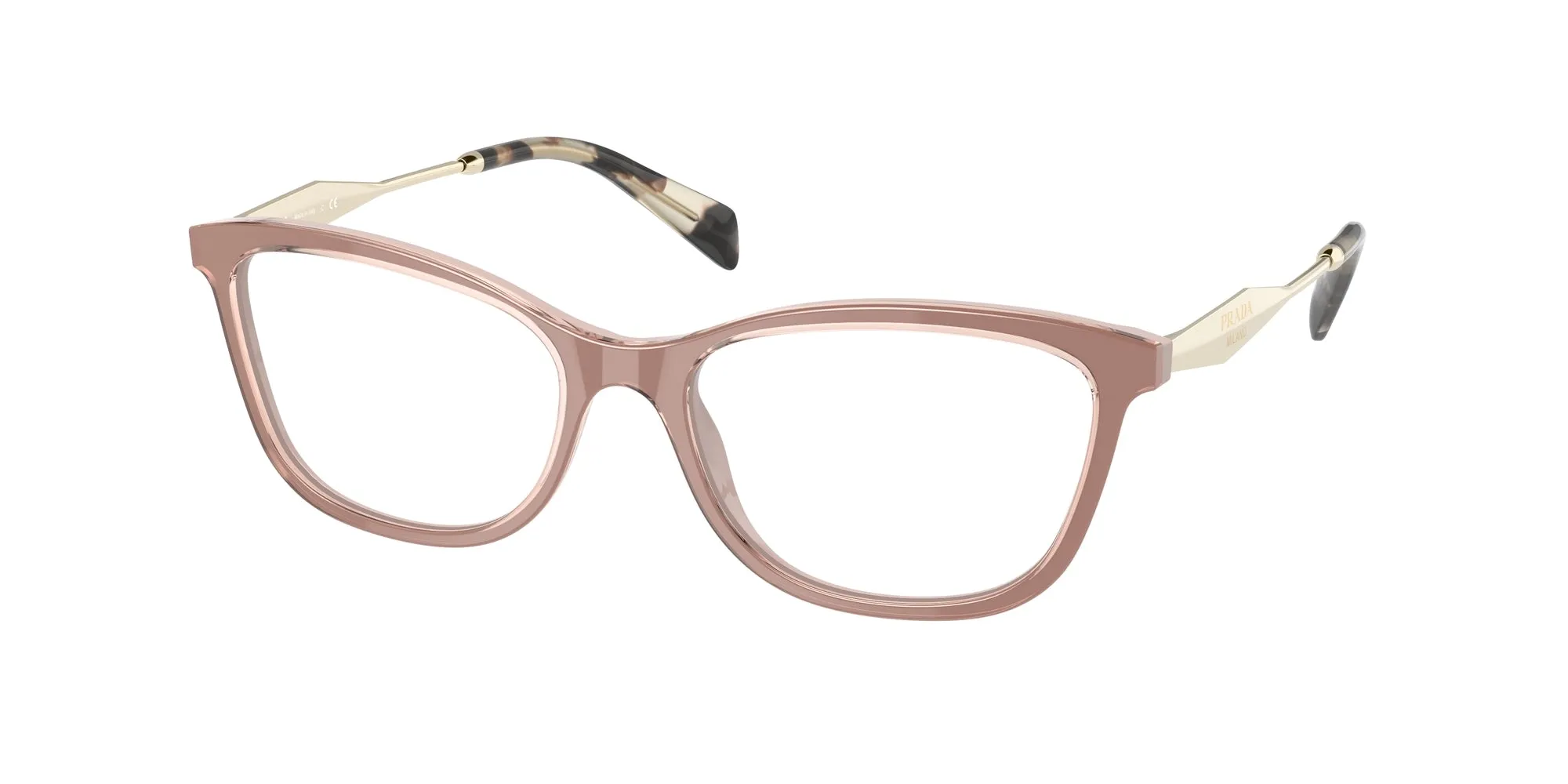 Prada PR 02YV 01Y1O1 Montature da vista Acetato Blu Farfalla Normale - immagine 1