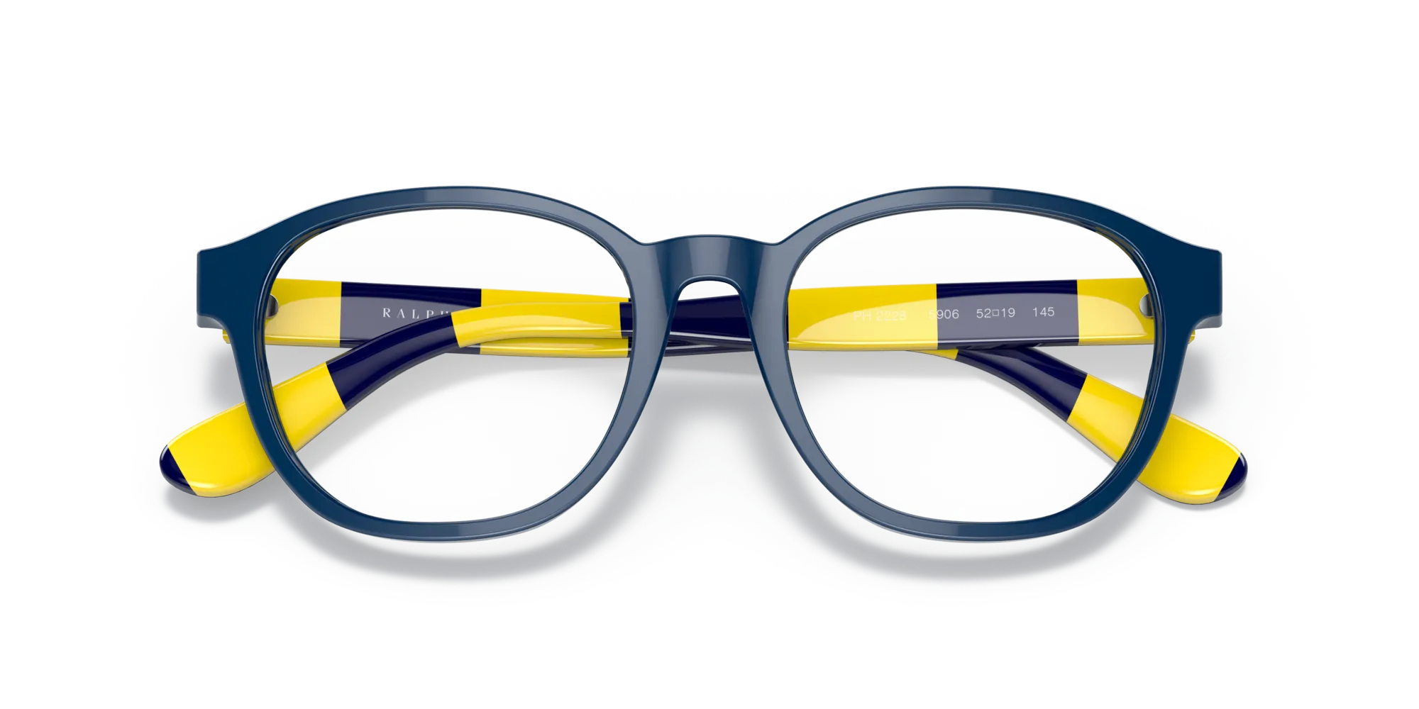 Polo Ralph Lauren PH2228 5906 Montature da vista Acetato Blu Trasparente Pantos Normale - immagine 2