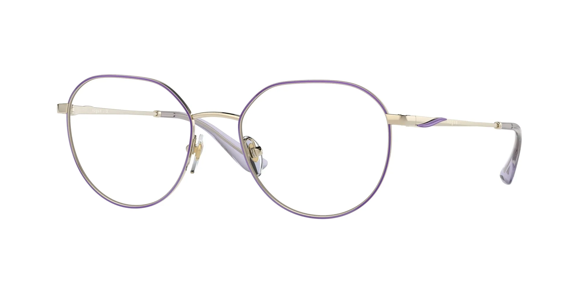 VOGUE EYEWEAR VO4209 5140 Montature da vista Metallo Viola Geometrica Normale - immagine 1