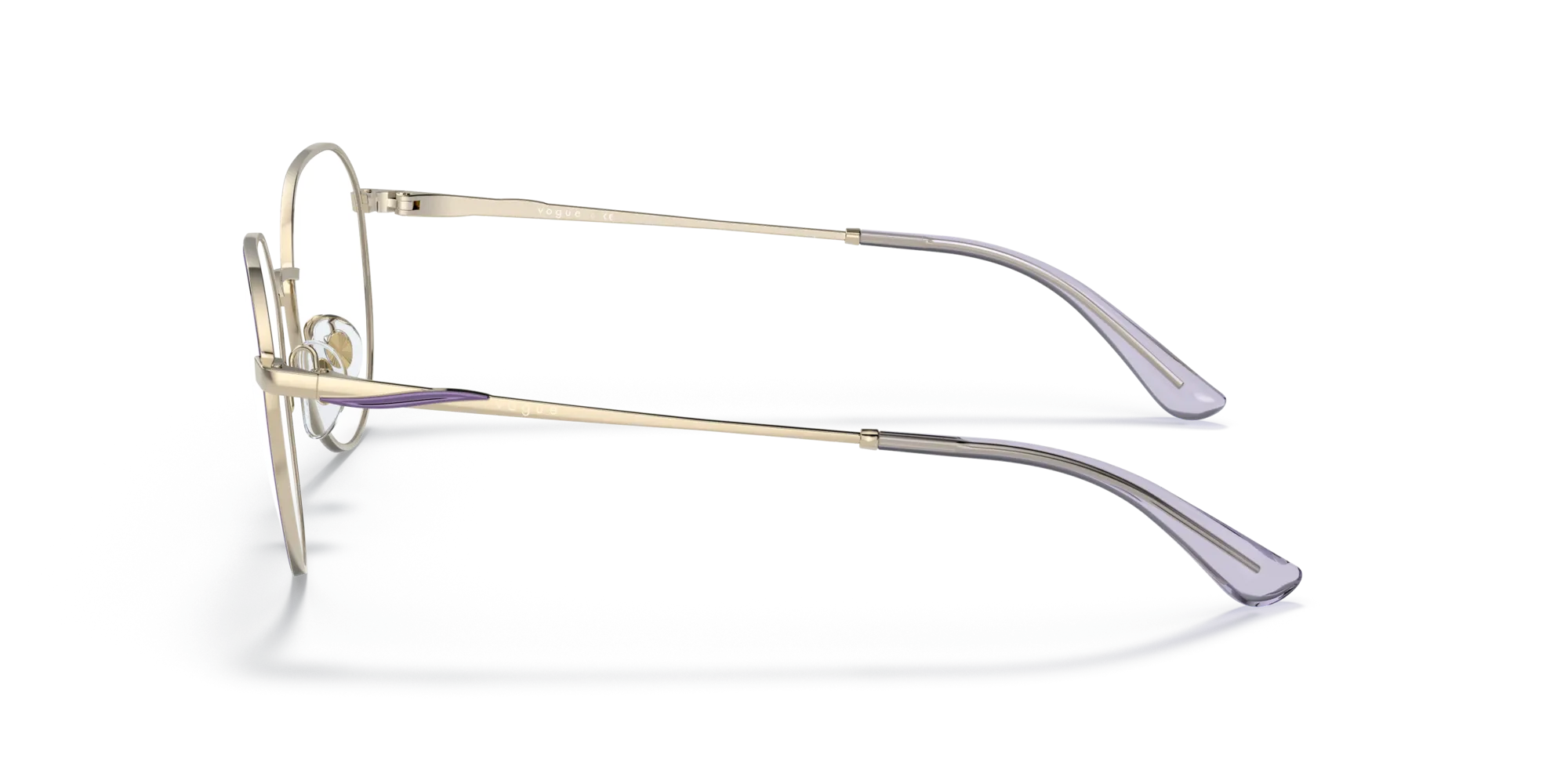 VOGUE EYEWEAR VO4209 5140 Montature da vista Metallo Viola Geometrica Normale - immagine 4