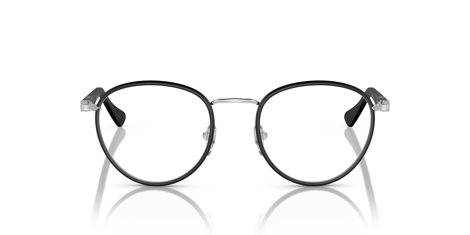 Persol PO2410VJ 1119 Montature da vista Metallo Argento Trasparente Pantos Normale - immagine 3