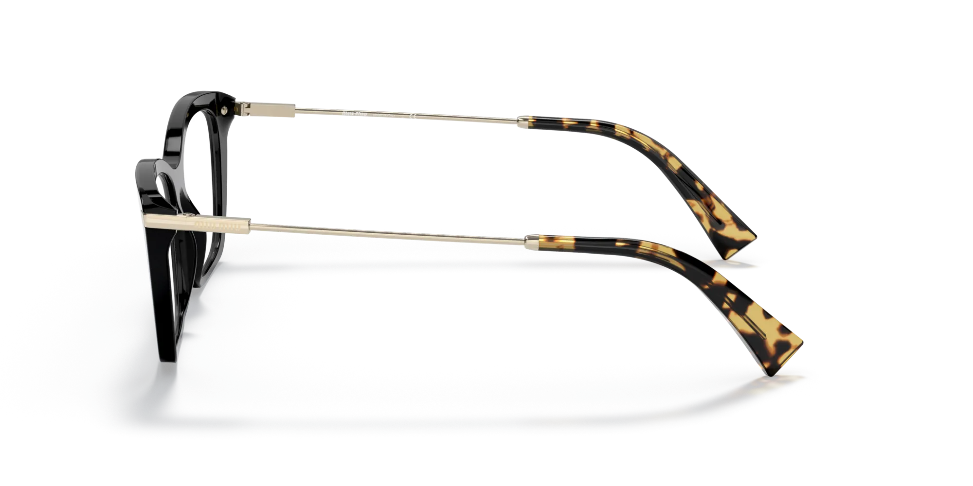 Miu Miu MU 01UV 1AB1O1 Montature da vista Acetato Nero Trasparente Cat Eye Normale - immagine 4