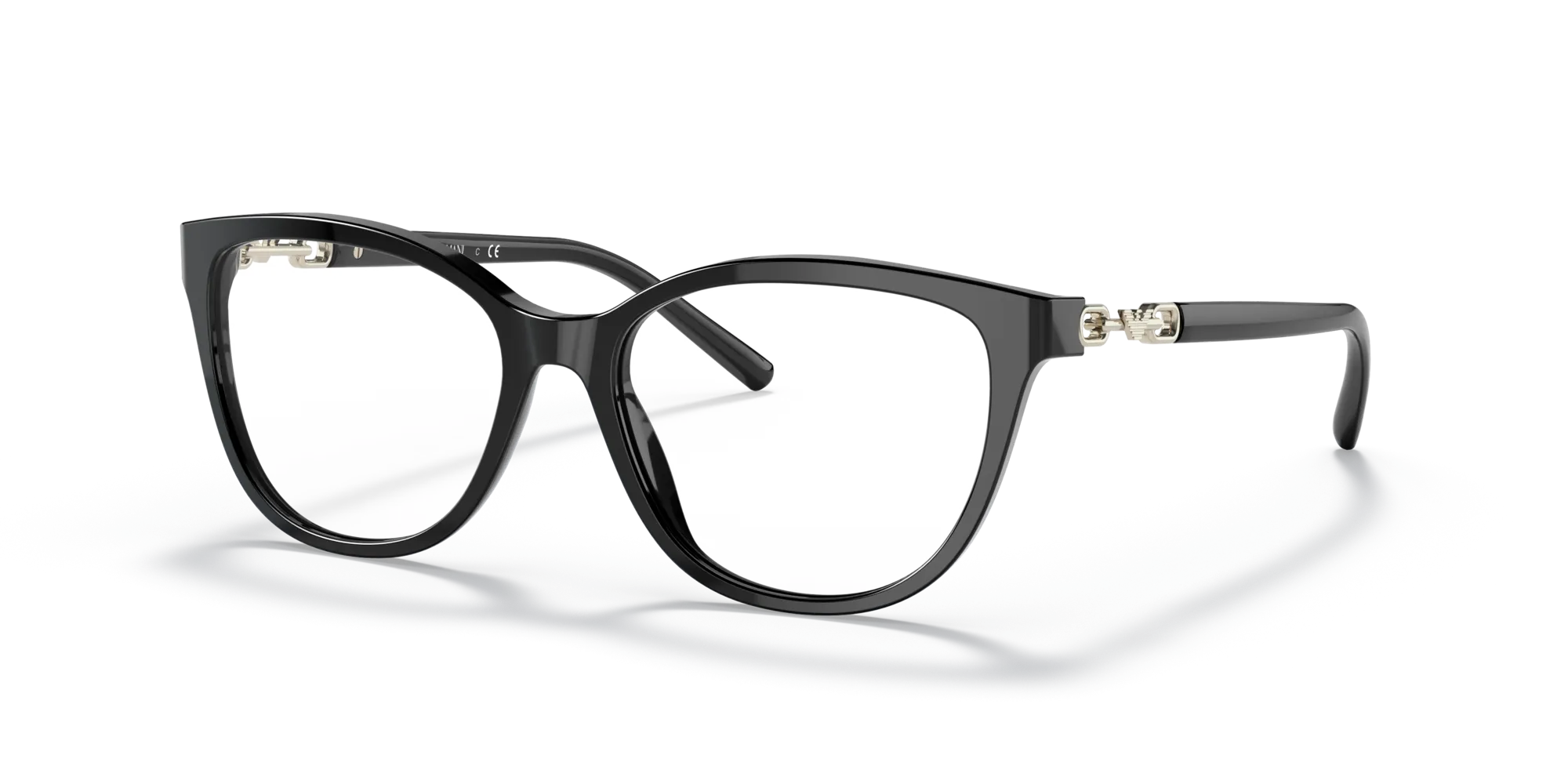 Emporio Armani EA3190 5001 Montature da vista Acetato Nero Pillow Normale - immagine 4