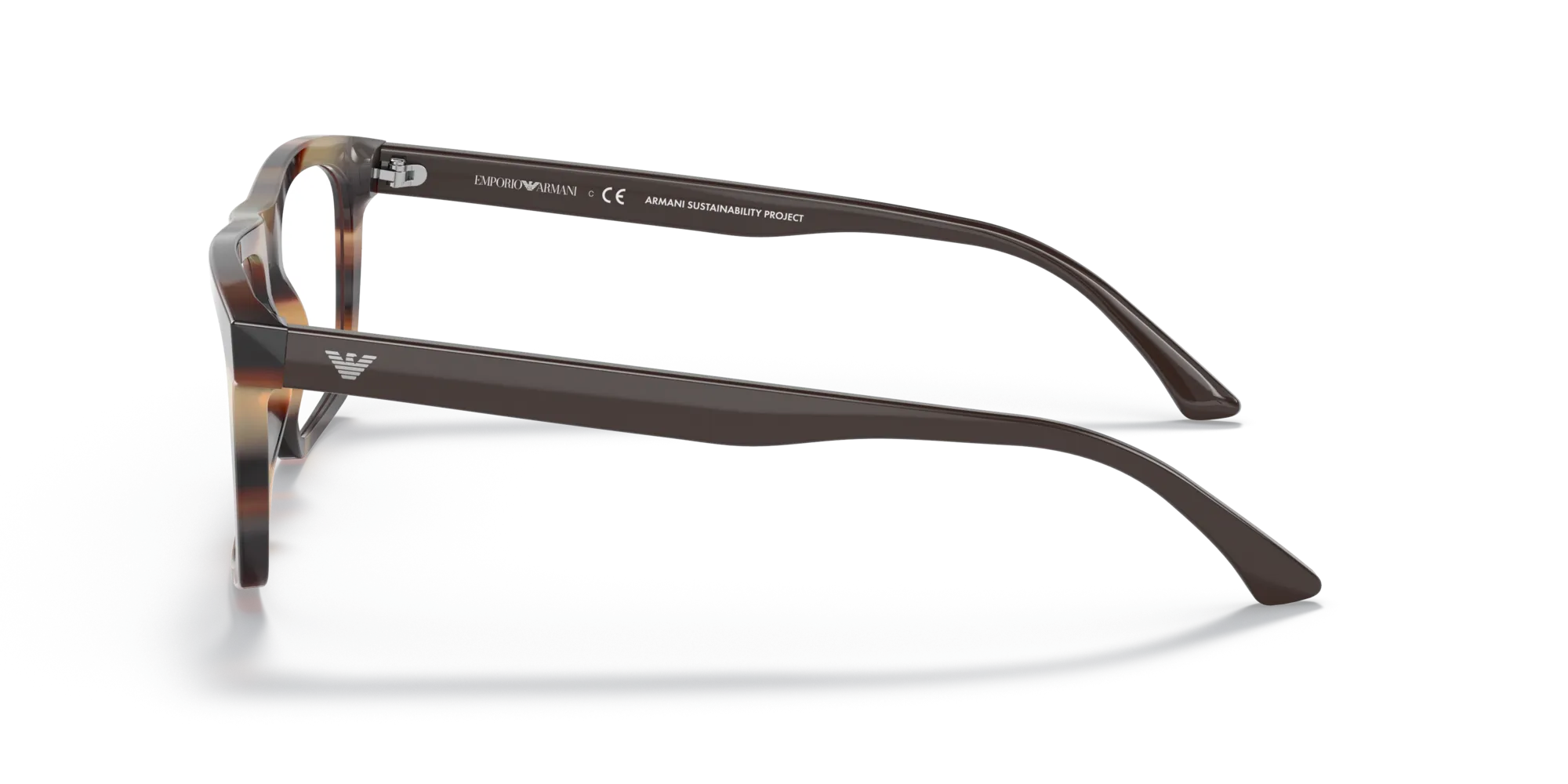 Emporio Armani EA3185 5903 Montature da vista Acetato Tartaruga Trasparente Squadrata Normale - immagine 4