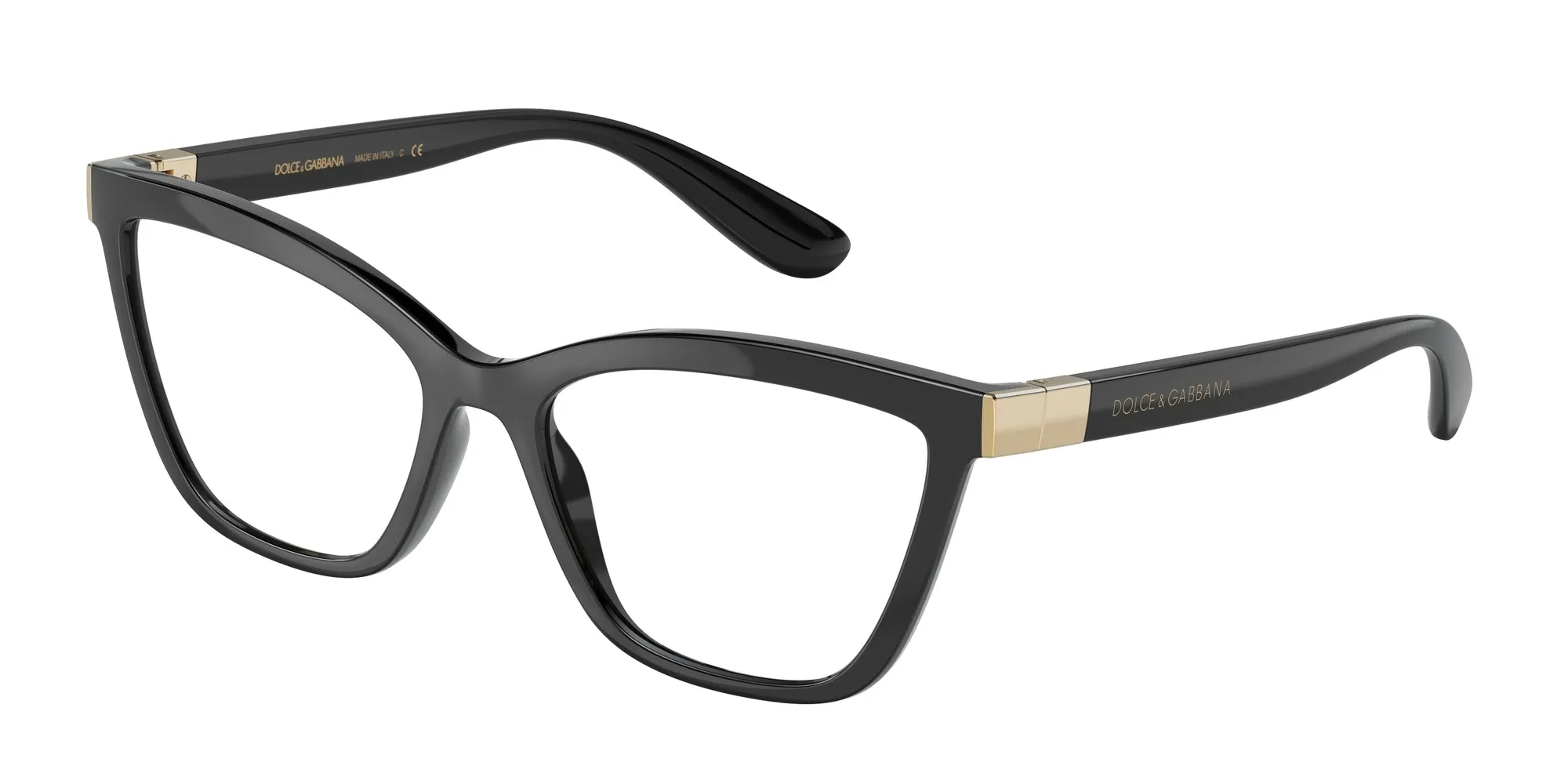 Dolce & Gabbana DG5076 501 Montature da vista Plastica Nero Cat Eye - immagine 1