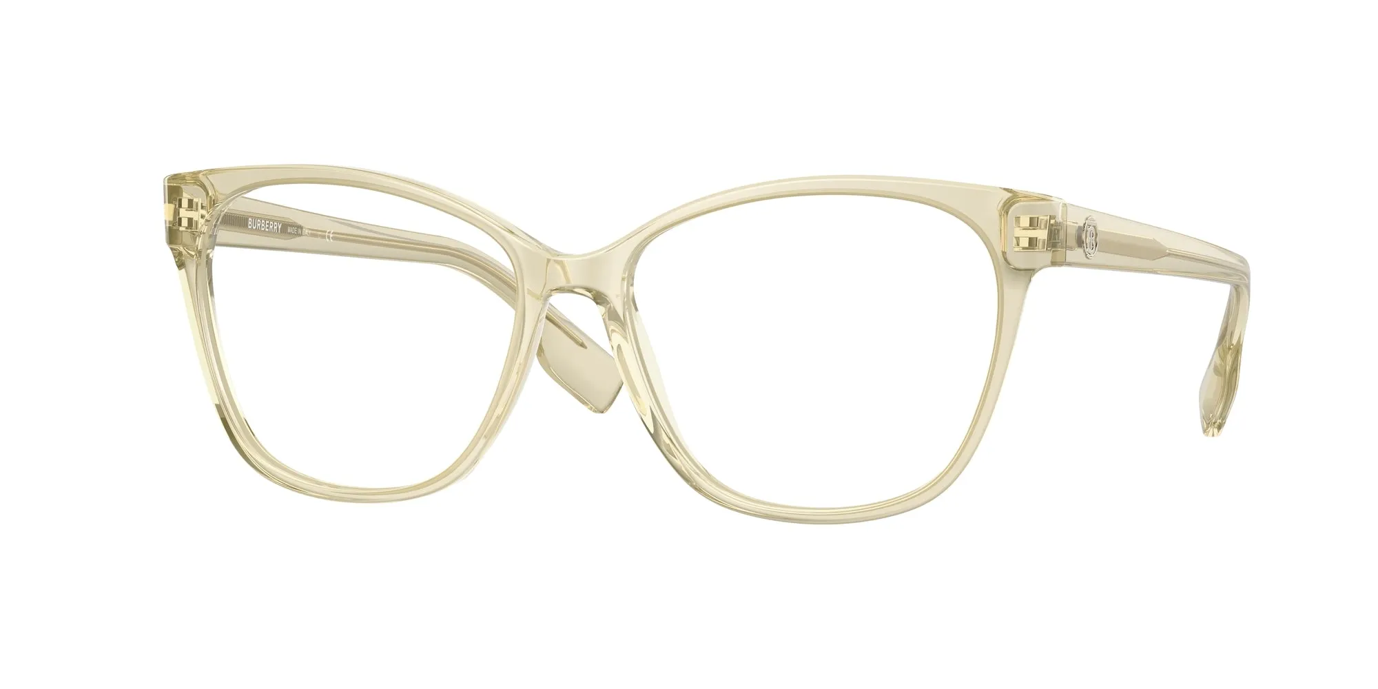 Burberry BE2345 CAROLINE 3852 Montature da vista Acetato Giallo Squadrata Normale - immagine 1