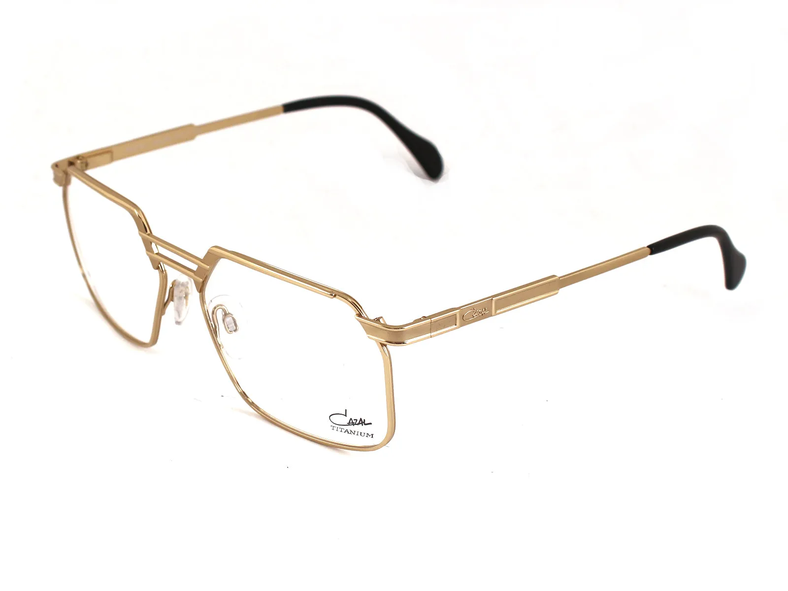 Cazal Uomo 760 003 Montature da vista Titanio Oro Squadrata - immagine 1