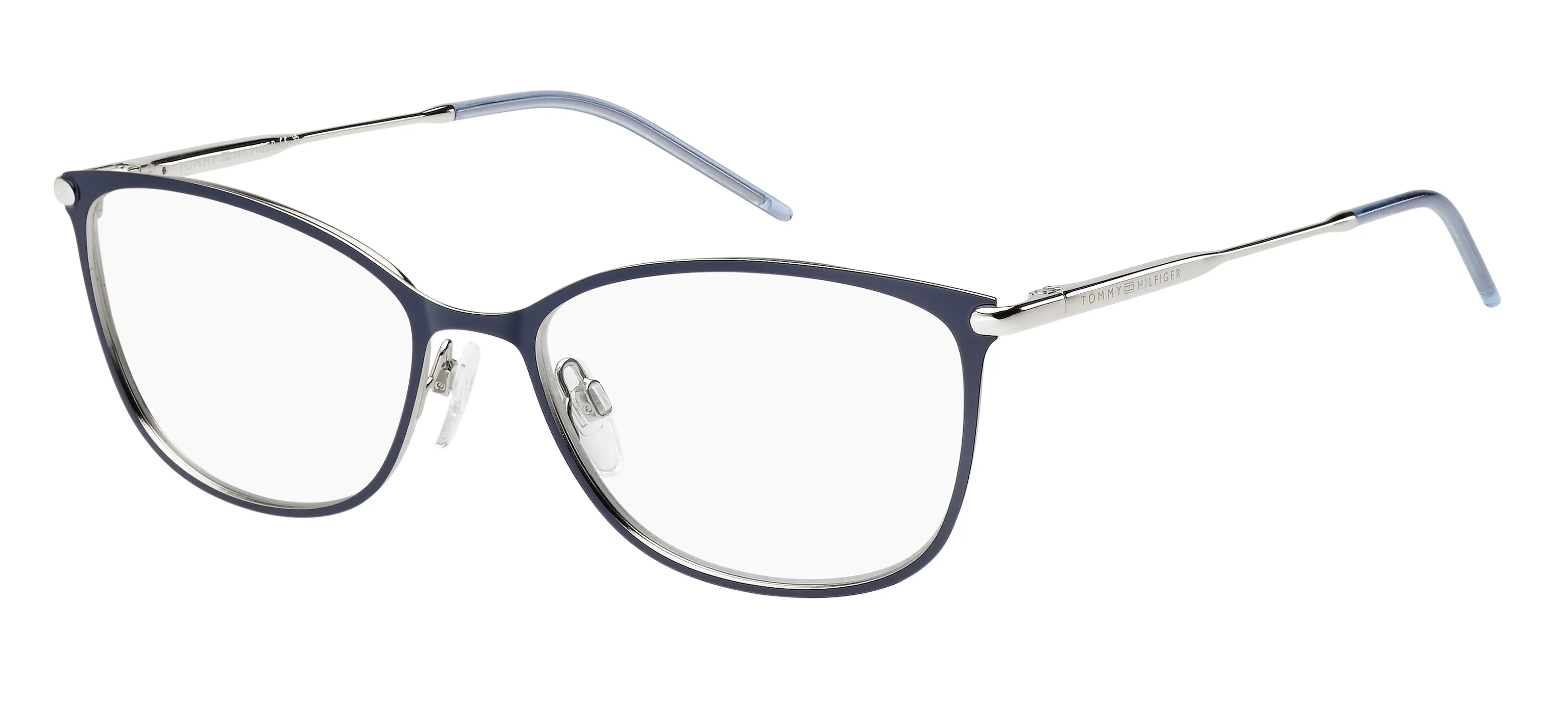 Tommy Hilfiger TH 1637 ECJ Montature da vista Acciaio Blu Cat Eye - immagine 1