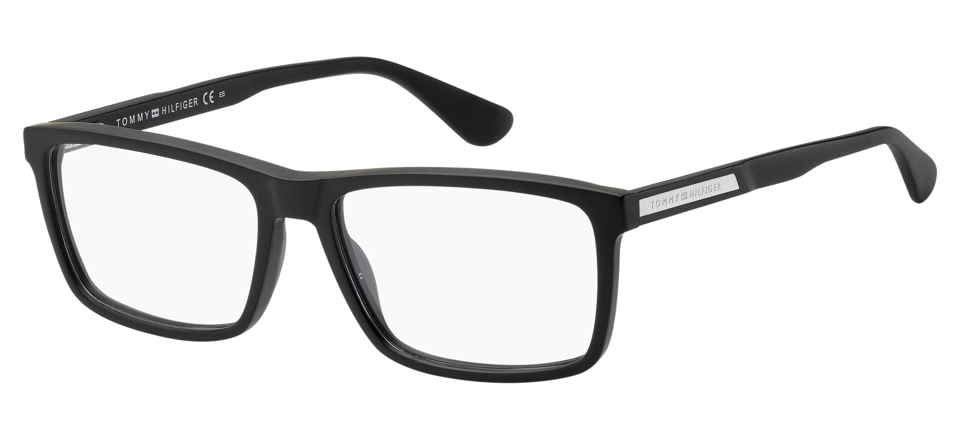 Tommy Hilfiger TH 1549 003 Montature da vista Acetato Nero-opaco Squadrata - immagine 1