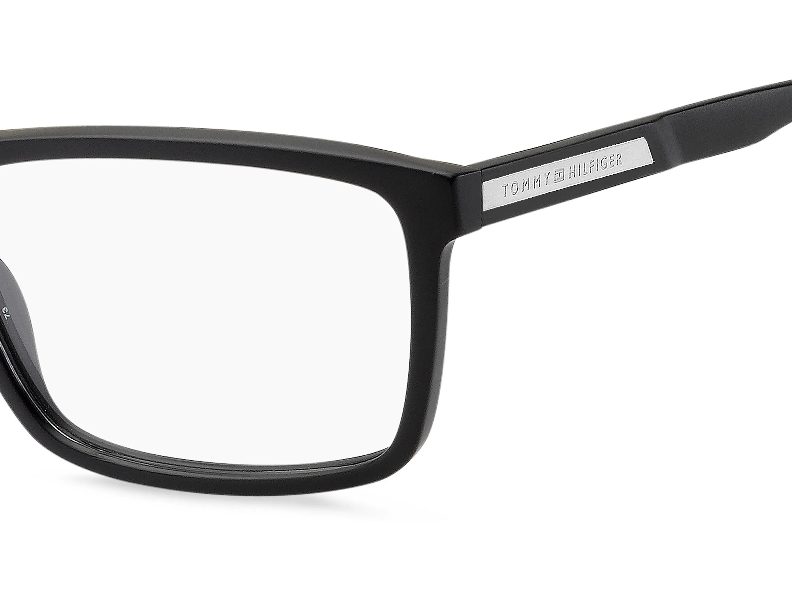 Tommy Hilfiger TH 1549 003 Montature da vista Acetato Nero-opaco Squadrata - immagine 3