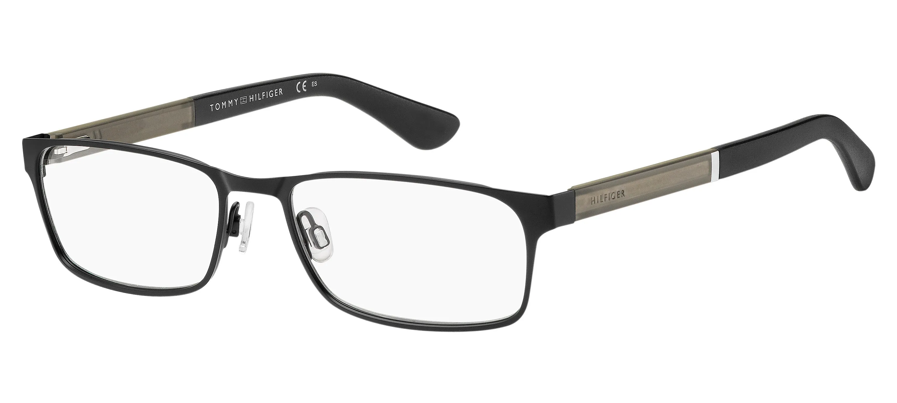 Tommy Hilfiger TH 1479 807 Montature da vista Acciaio Nero Squadrata - immagine 1