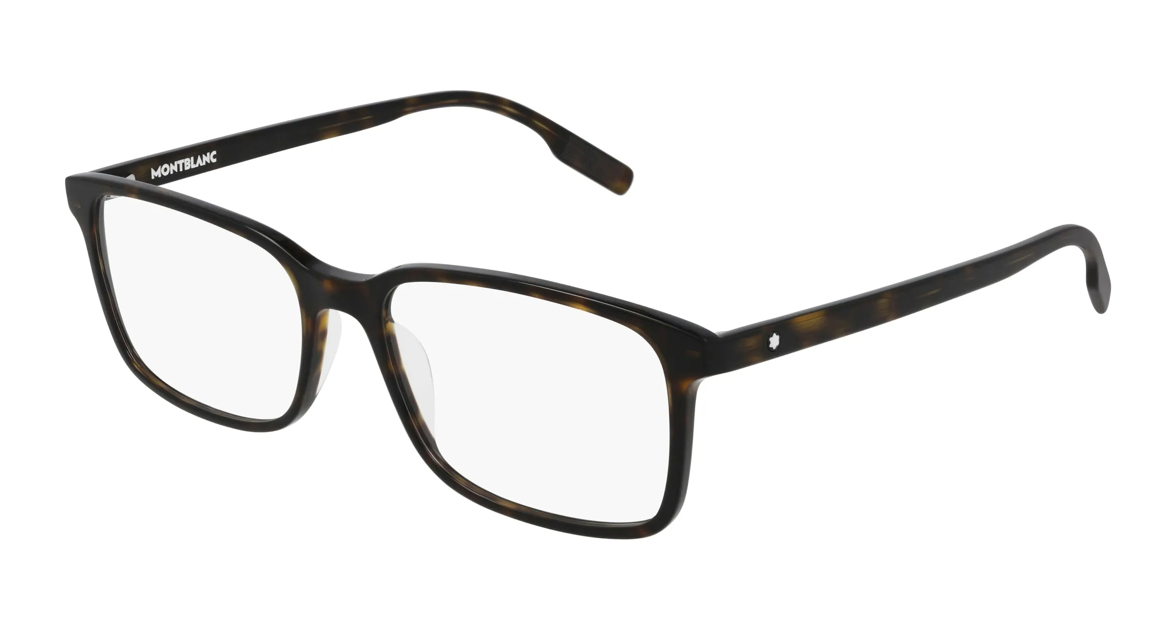 Montblanc MB0152O 006 Montature da vista Acetato Havana Squadrata - immagine 1