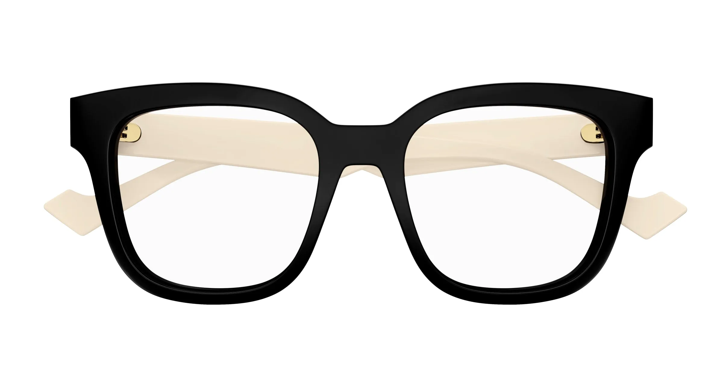 Gucci GG0958O 002 Montature da vista Acetato Nero Trasparente Squadrata - immagine 2
