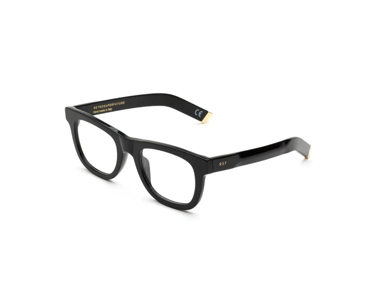Retrosuperfuture SI8 CICCIO OPTICAL NERO L Montature da vista Acetato Nero Squadrata - immagine 1