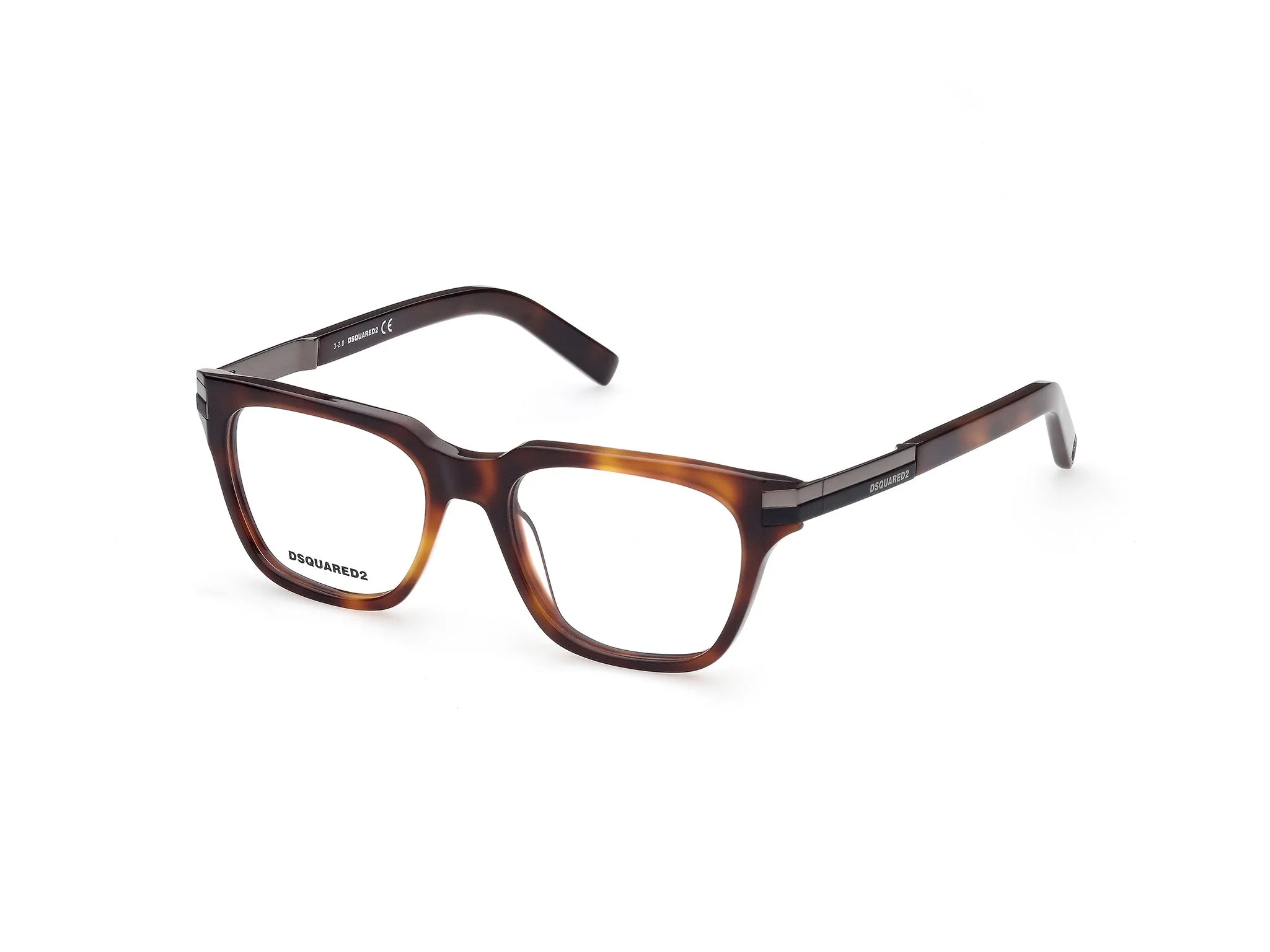 Dsquared2 DQ5345 052 Montature da vista outlet Acetato Havana Squadrata - immagine 1