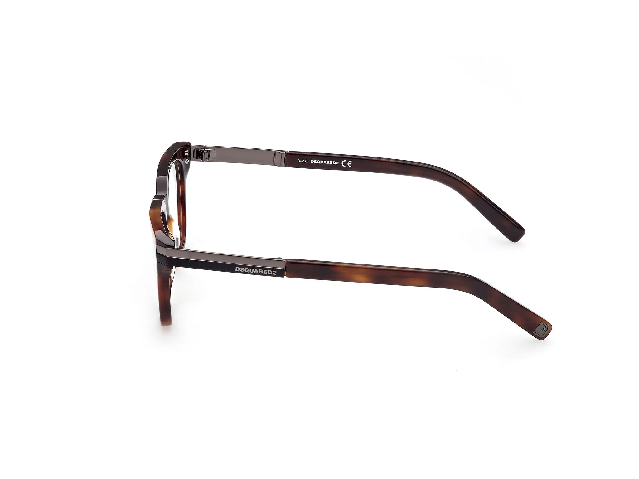 Dsquared2 DQ5345 052 Montature da vista outlet Acetato Havana Squadrata - immagine 3