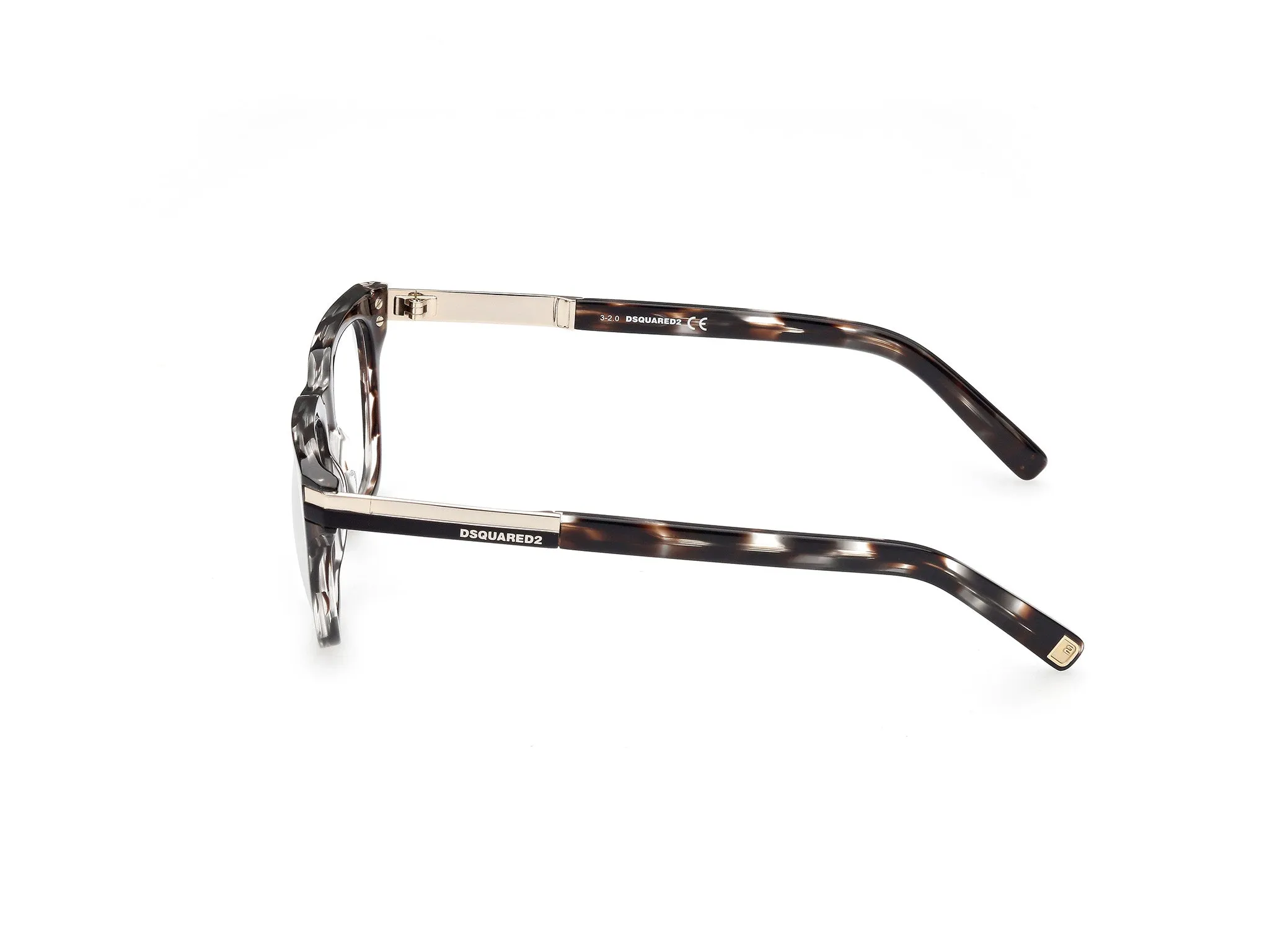 Dsquared2 DQ5345 050 Montature da vista outlet Acetato Marrone Squadrata - immagine 3